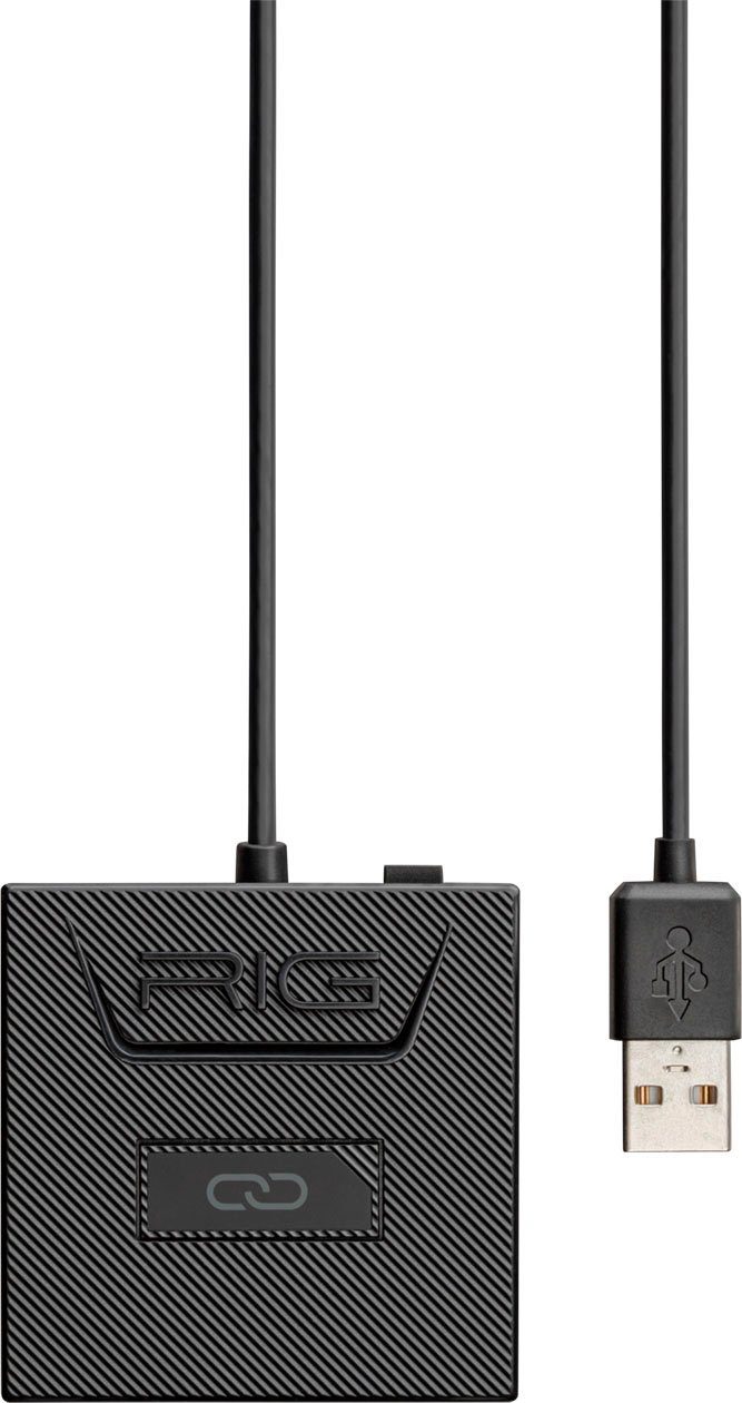 nacon Nacon RIG 800HS V2 Gaming-Headset, schwarz, 3,5 mm Klinke Gaming-Headset (Audio-Chat-Funktionen, kabelloses, Stereo, Over Ear, PC, PS4)