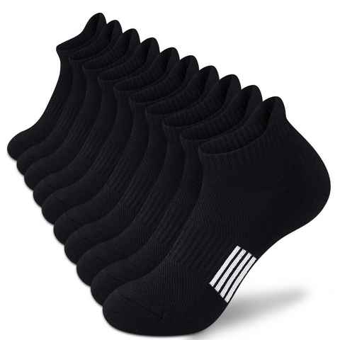 Alster Herz Freizeitsocken 5 Premium Sportsocken Sneakersocken Damen Herren Frottee Sohlen, A0545 (5-Paar) 35-43, atmungsaktiv, ideal für Sport