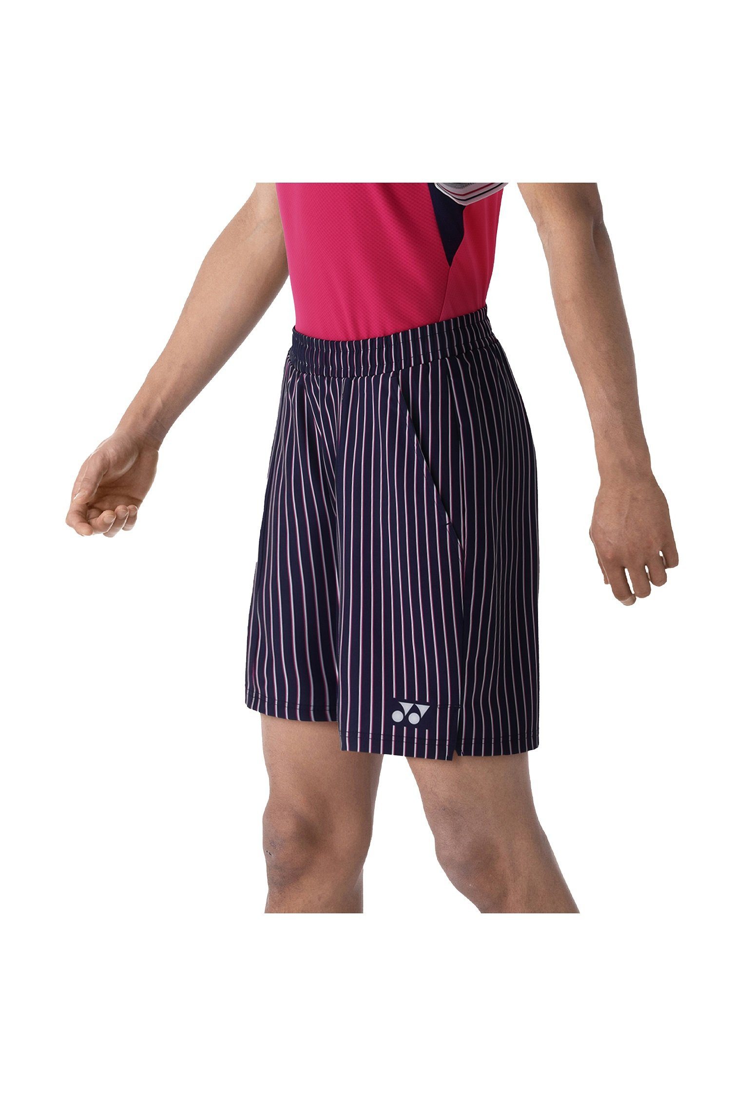Yonex Shorts Tennishose Tournament French Open (Roland Garros) kurz navyblau/pink