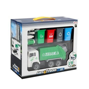 Toi-Toys Spielzeug-Auto Spielzeuglastwagen, mit Mülltonnen