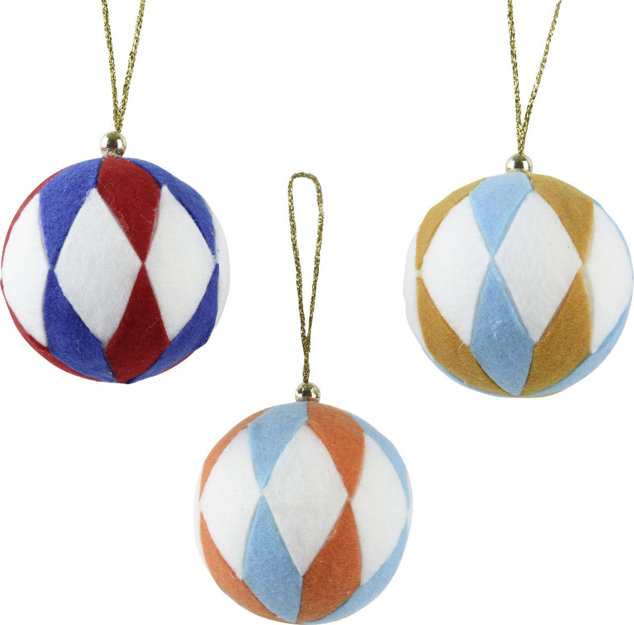 Kaemingk Weihnachtsbaumkugel Decoris Weihnachtskugel aus Polyester Kugel 9 cm