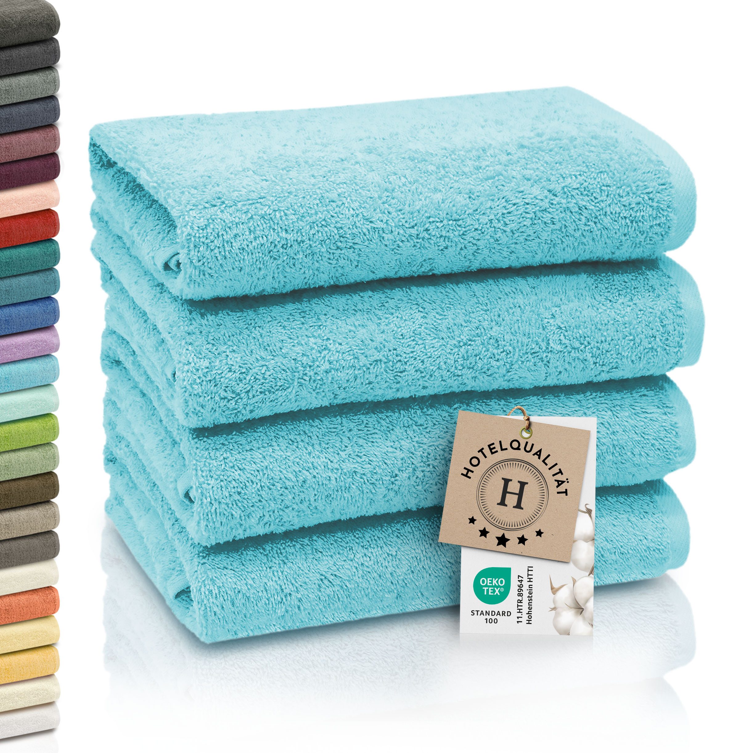 ZOLLNER Handtücher, Walkfrottier (4-St), 50 x 100 cm, 100% Baumwolle, alle günstig online kaufen