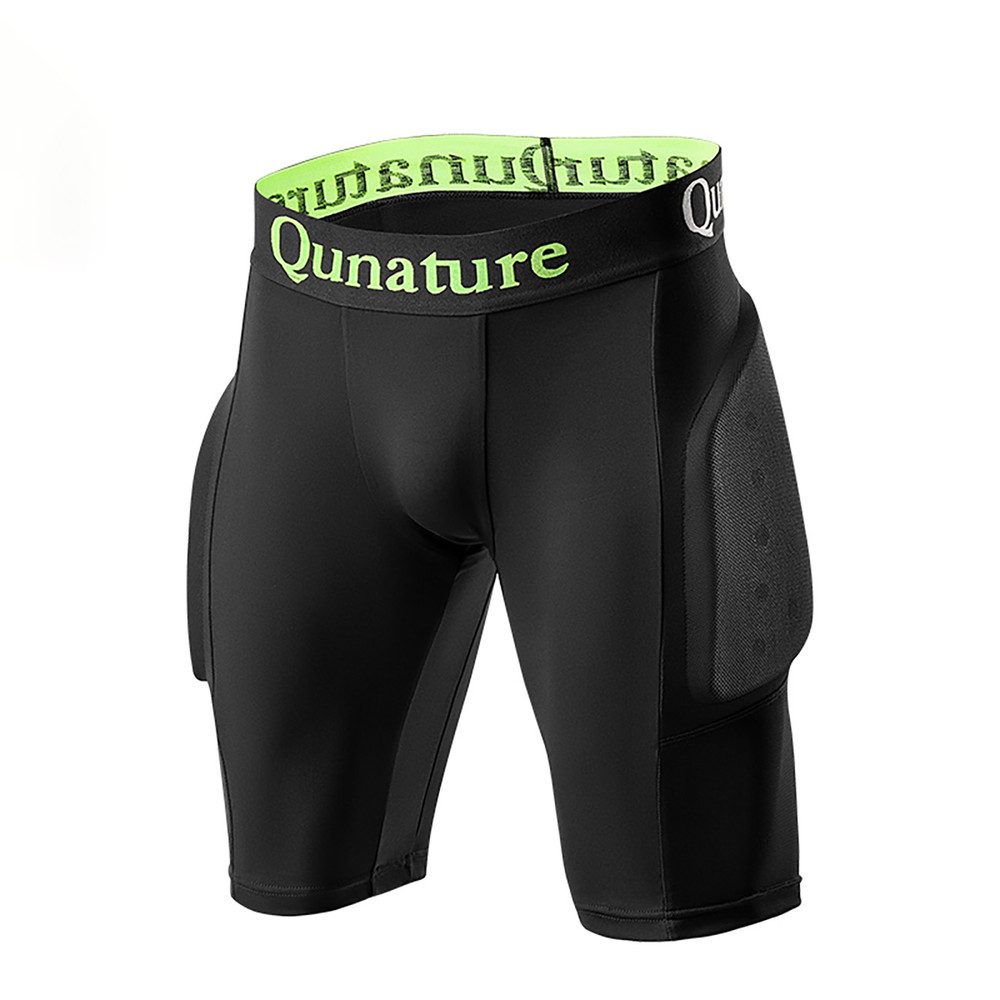Qunature Protektorenhose Schutzhose Hüftprotektor Steißbeinschutz (Spar-Set, 1-tlg., 12 mm EVA leicht), 12 mm EVA-Polster, atmungsaktiv, leicht