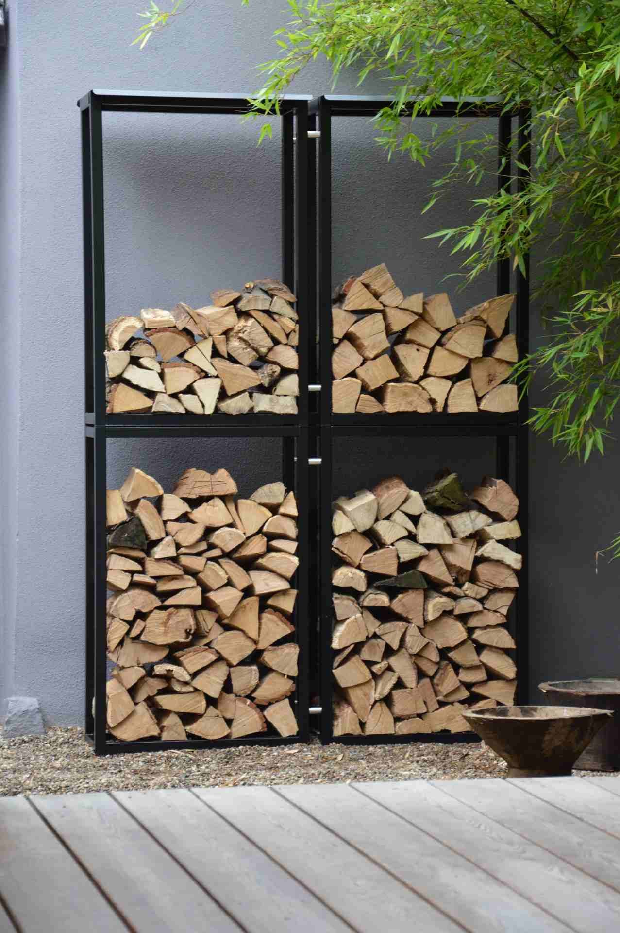 jankurtz Kaminholzregal Holz Michel aus Metall, BxTxH:60x25x90 cm