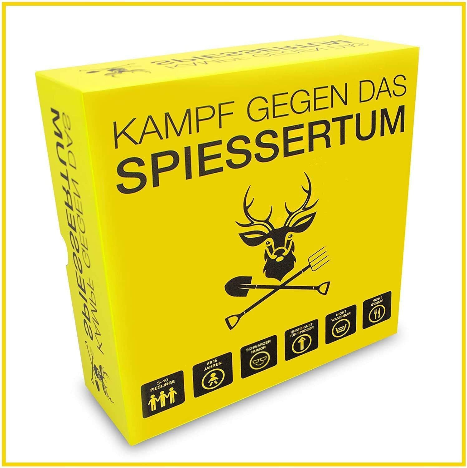 Kampfhummel Spiele Spiel Kampf gegen das Spießertum Hauptspiel, Lustiges Kartenspiel, Partyspiel mit schwarzem Humor, 3-10 Spieler