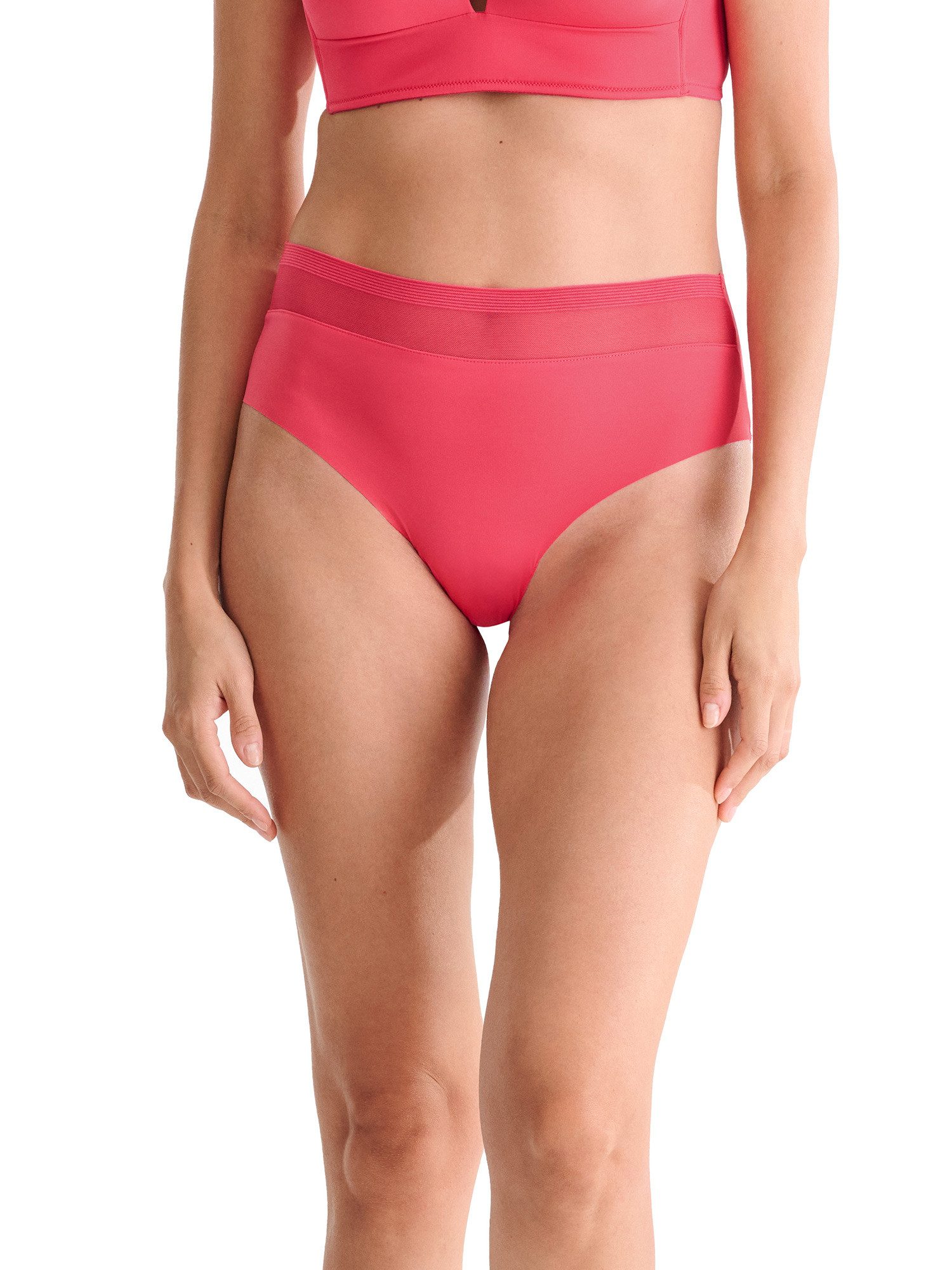 Lisca Taillenslip Hoher Slip Sia (Stück, 1-St) Cut-Outs mit Tüll unterlegt, taillenhoher Slip