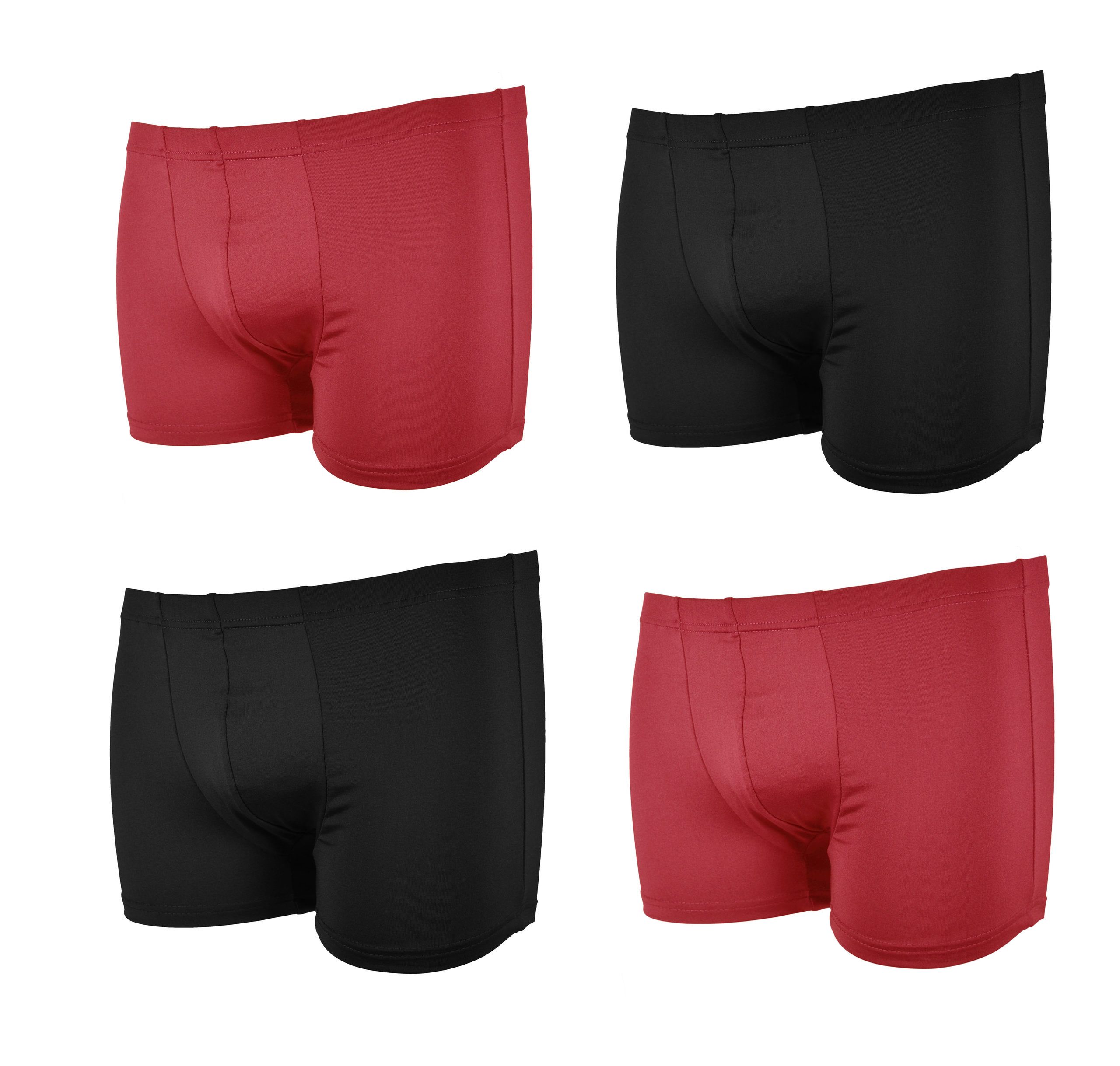 frank fields Boxershorts Boxershorts Eng anliegend bunt bunte Boxer Shorts Unterhose bunt bunte (4-St) mit Logo am Bund