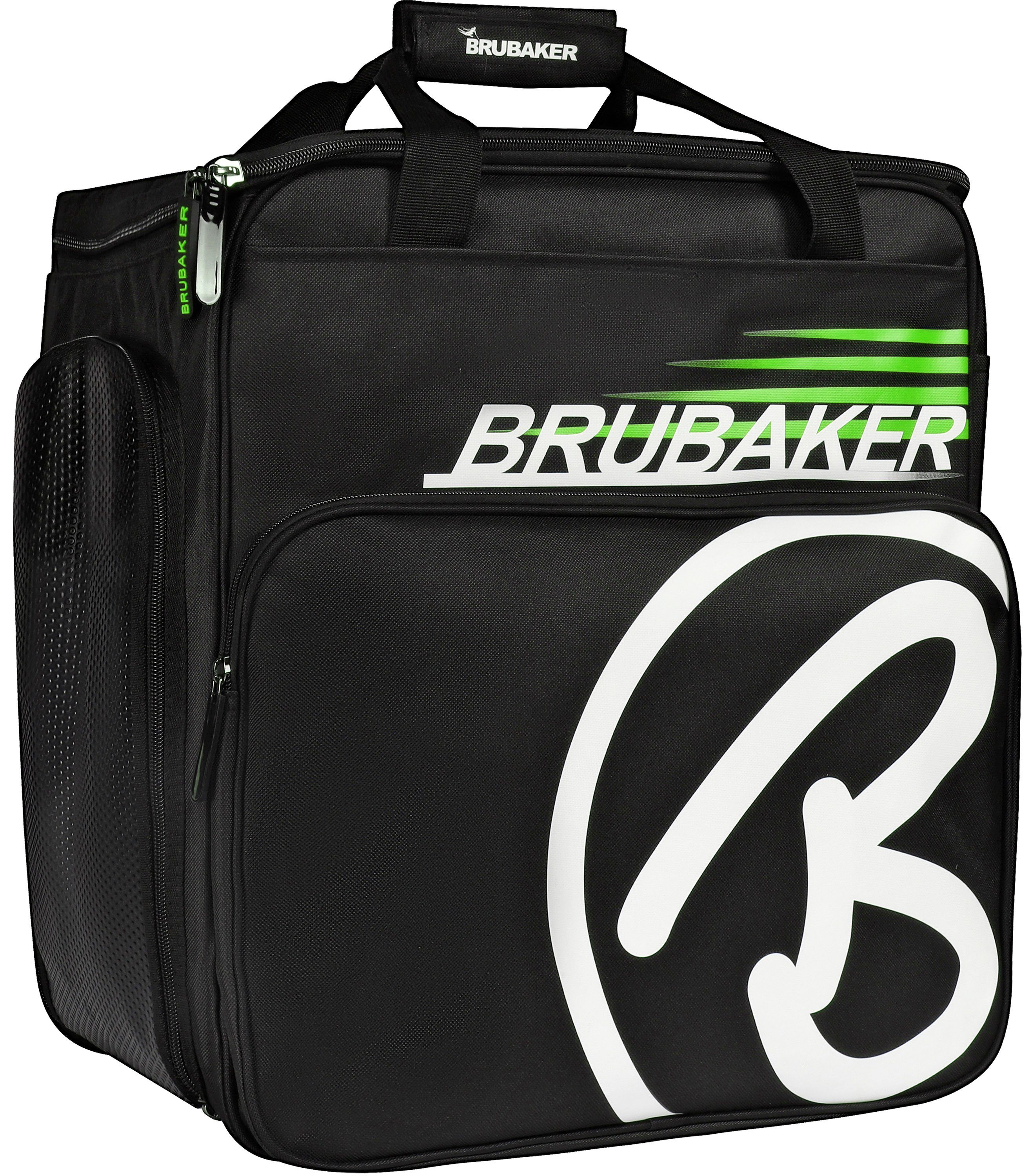 BRUBAKER Sporttasche Skischuhtasche, Skitasche für Skistiefel (1-tlg., reißfest und schnittfest), Komfort Stiefeltasche mit Rucksackfunktion für Skischuhe, Helmtasche