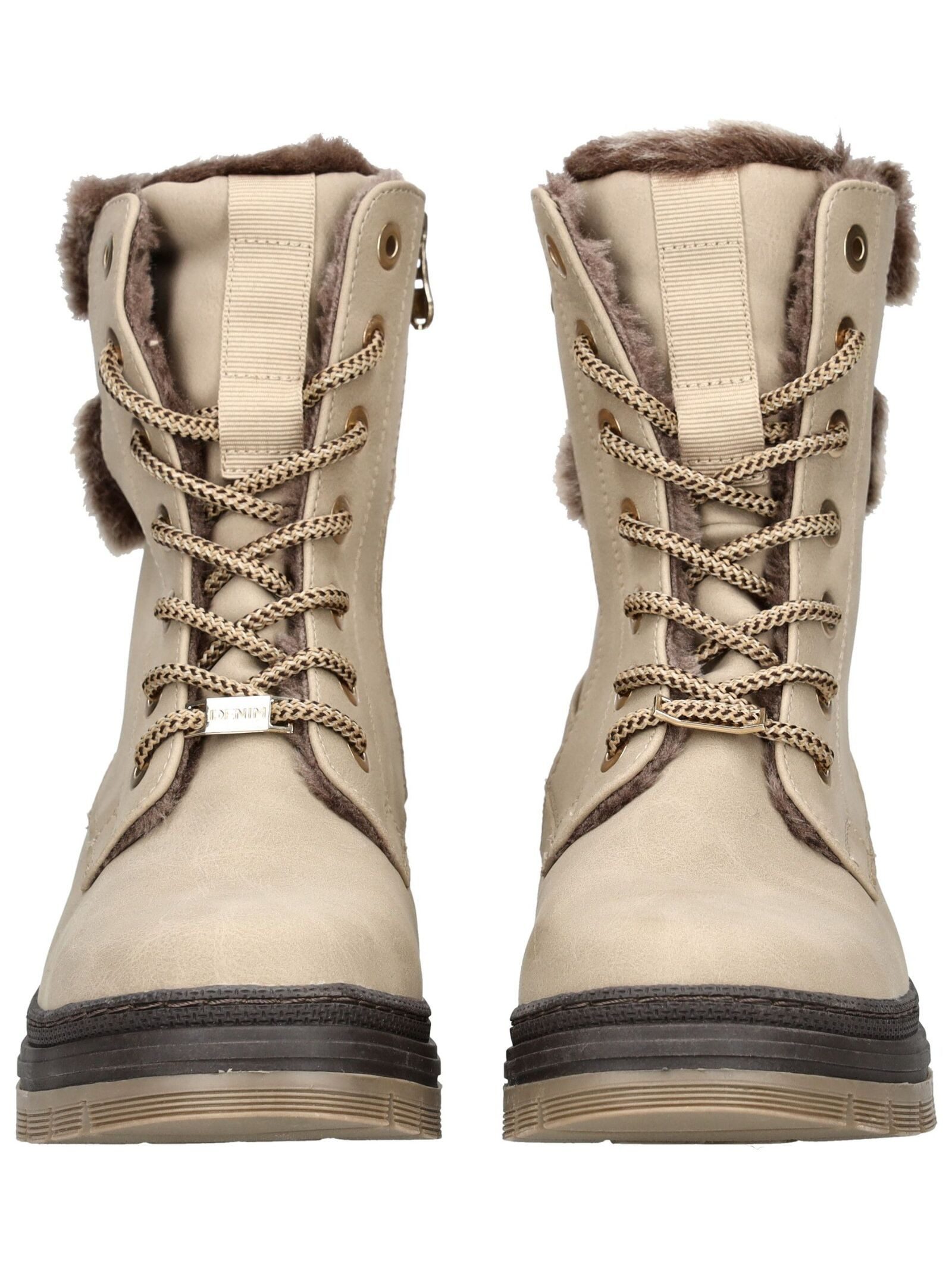 TOM TAILOR Tom Tailor Stiefelette Lederimitat/Textil Schnürstiefelette