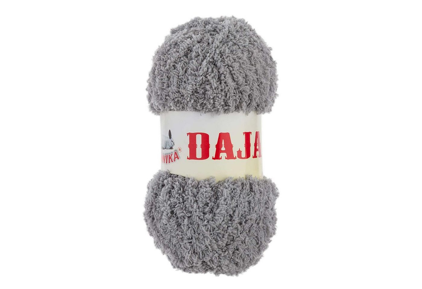 Thumbnail - VLNIKA 10 x 50g Kuschelgarn DAJA Häkelwolle, grau