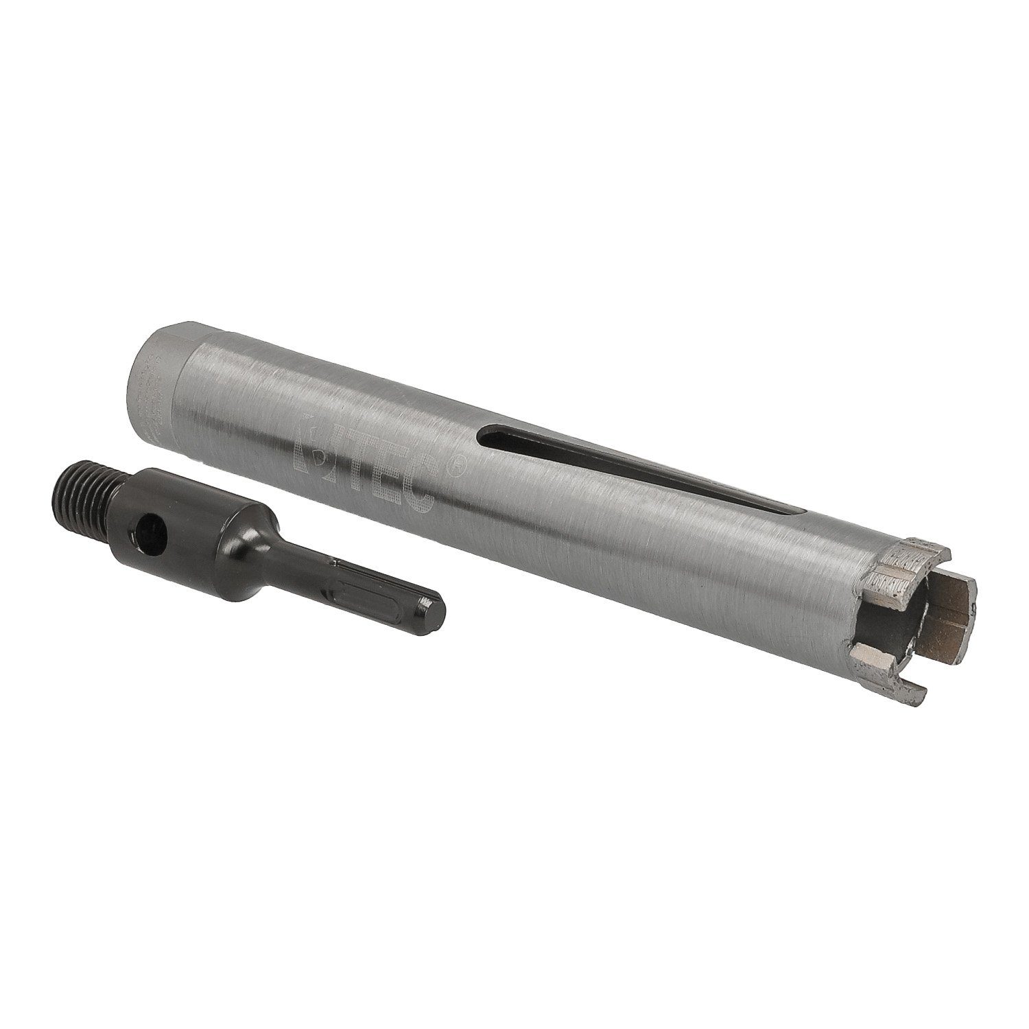 BTEC Diamanttrockenbohrer Diamant Bohrkrone Nutzlänge 180 mm Ø 32 mm SDS plus Adapter kurz, Ø 32 mm