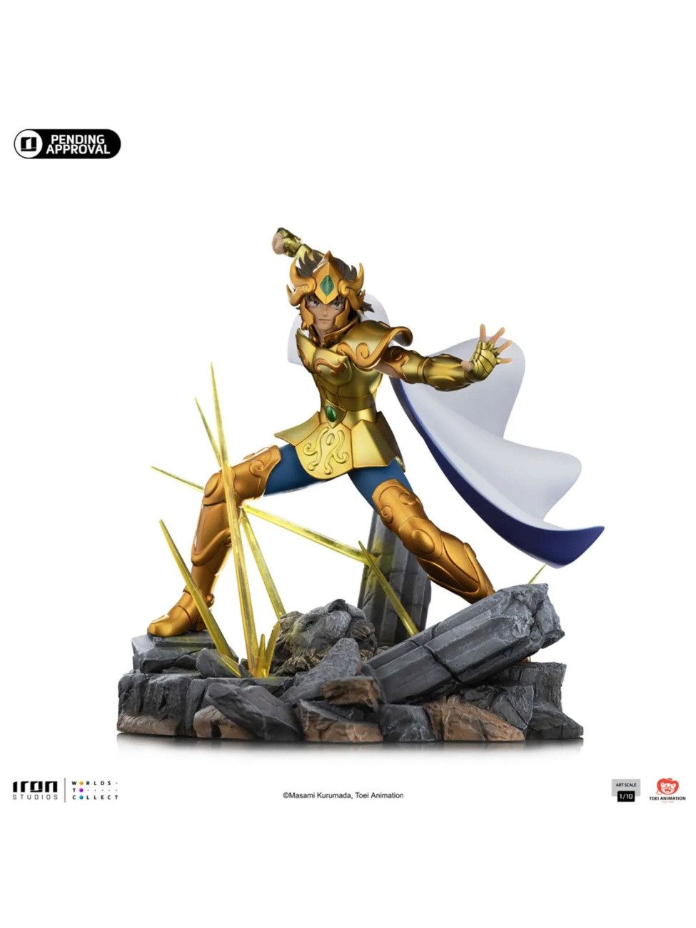 Iron Studios Merchandise-Figur Saint Seiya Art Scale Statue 1/10 Leo Aiolia 24 cm