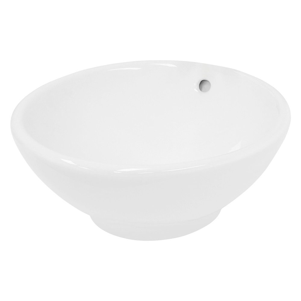 Thumbnail - LuxeBath Waschbecken Aufsatzwaschtisch aus Keramik Waschtisch für Badezimmer, Handwaschbecken für Gäste-WC inkl. Ablaufg...