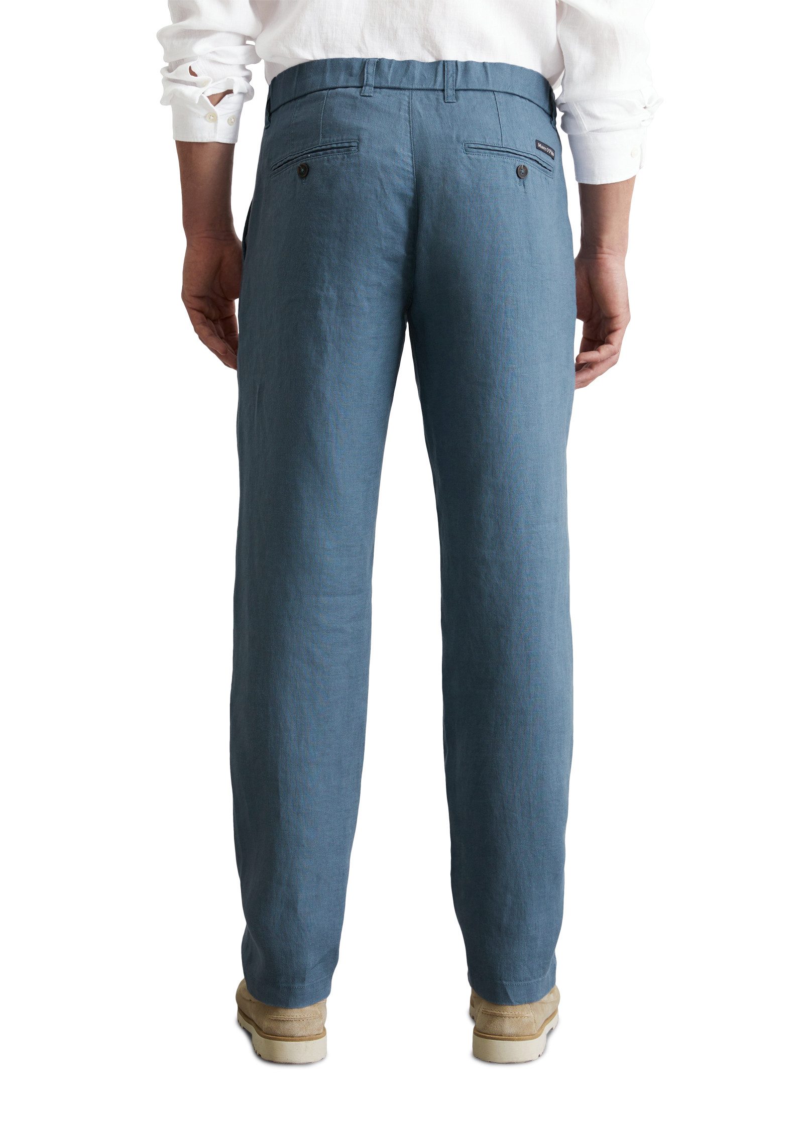 Marc O'Polo Leinenhose Osby jogger pleats günstig online kaufen