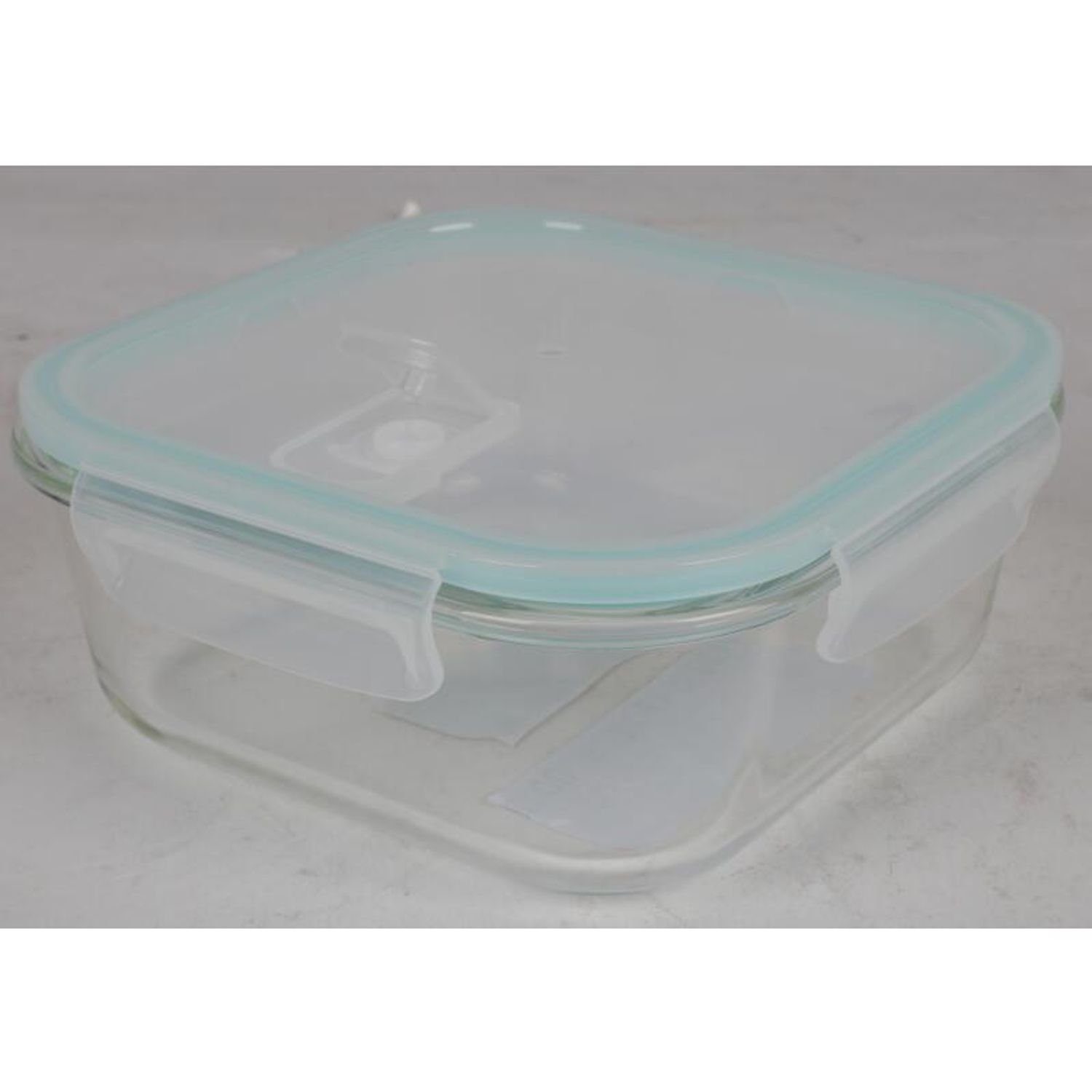 BURI Vorratsdose 12 Stück Glas-Frischhaltedose Boxen mit Deckel Gefäße 1,2L mit Dampfve, Glas