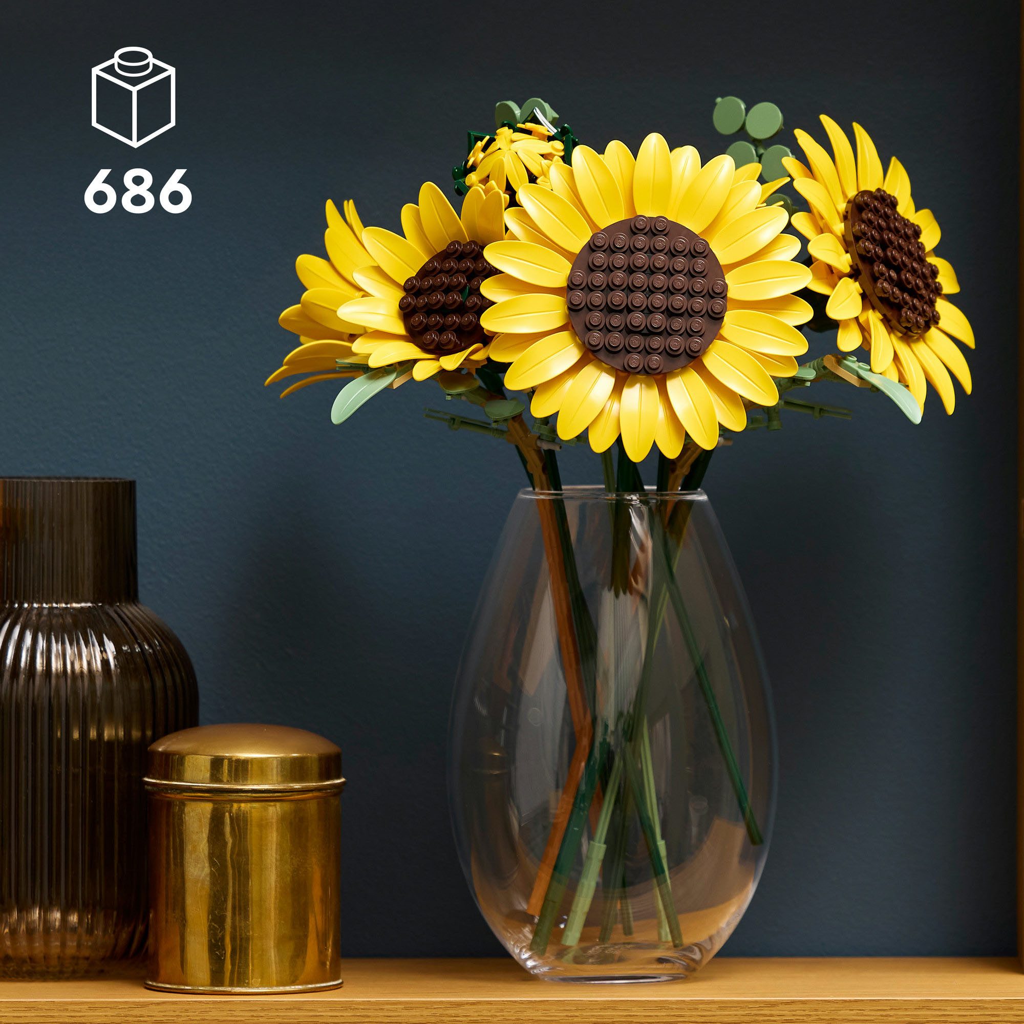 LEGO® Sonnenblumen (11502), LEGO Botanicals Konstruktionsspielsteine, (686 St)