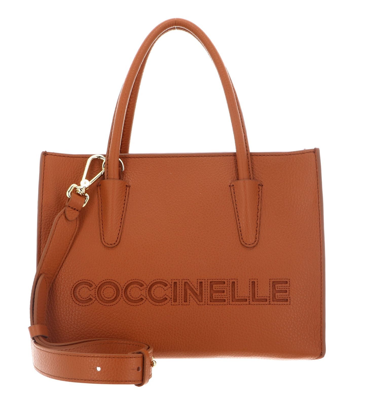 COCCINELLE Handtasche Handbag Grained Leather, aus echtem Rindsleder