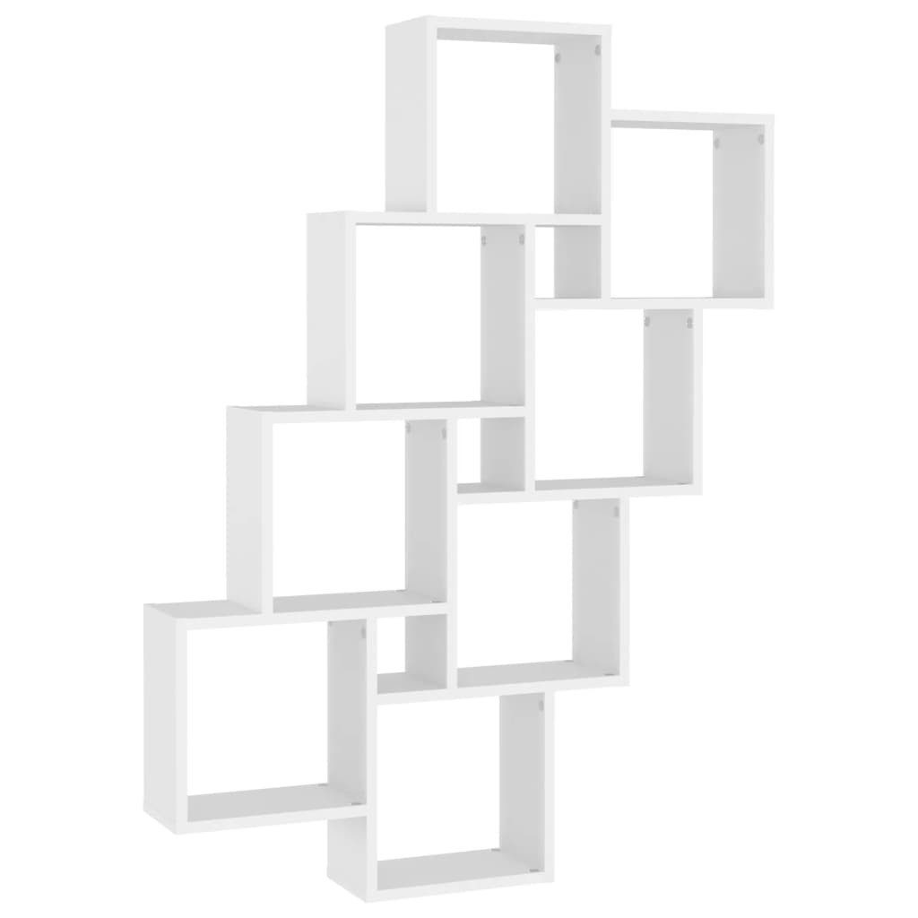 vidaXL Regal Würfelregal Weiß 90x15x119 cm Holzwerkstoff, 1-tlg. günstig online kaufen