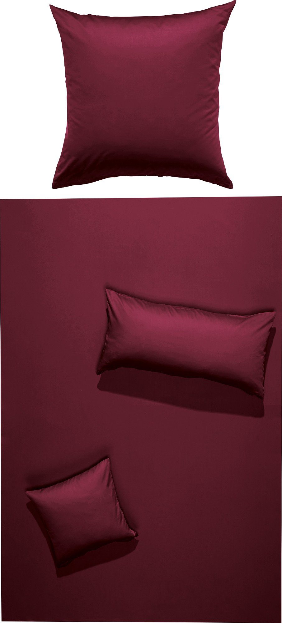 Erwin Müller Bettwäsche Bettwäsche "Landshut", Mako-Satin, Uni