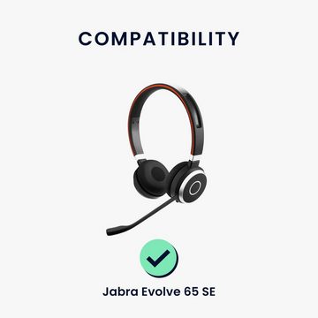 kwmobile 2x Ohr Polster für Jabra Evolve 65 SE Ohrpolster (Ohrpolster Kopfhörer - Kunstleder Polster für Over Ear Headphones)