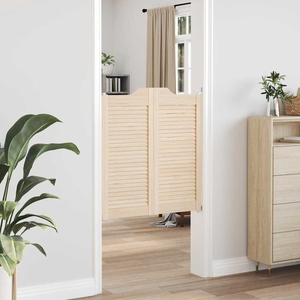 vidaXL Haustür Schwingtüren Lamellen-Design 1-Paar 90x80 günstig online kaufen
