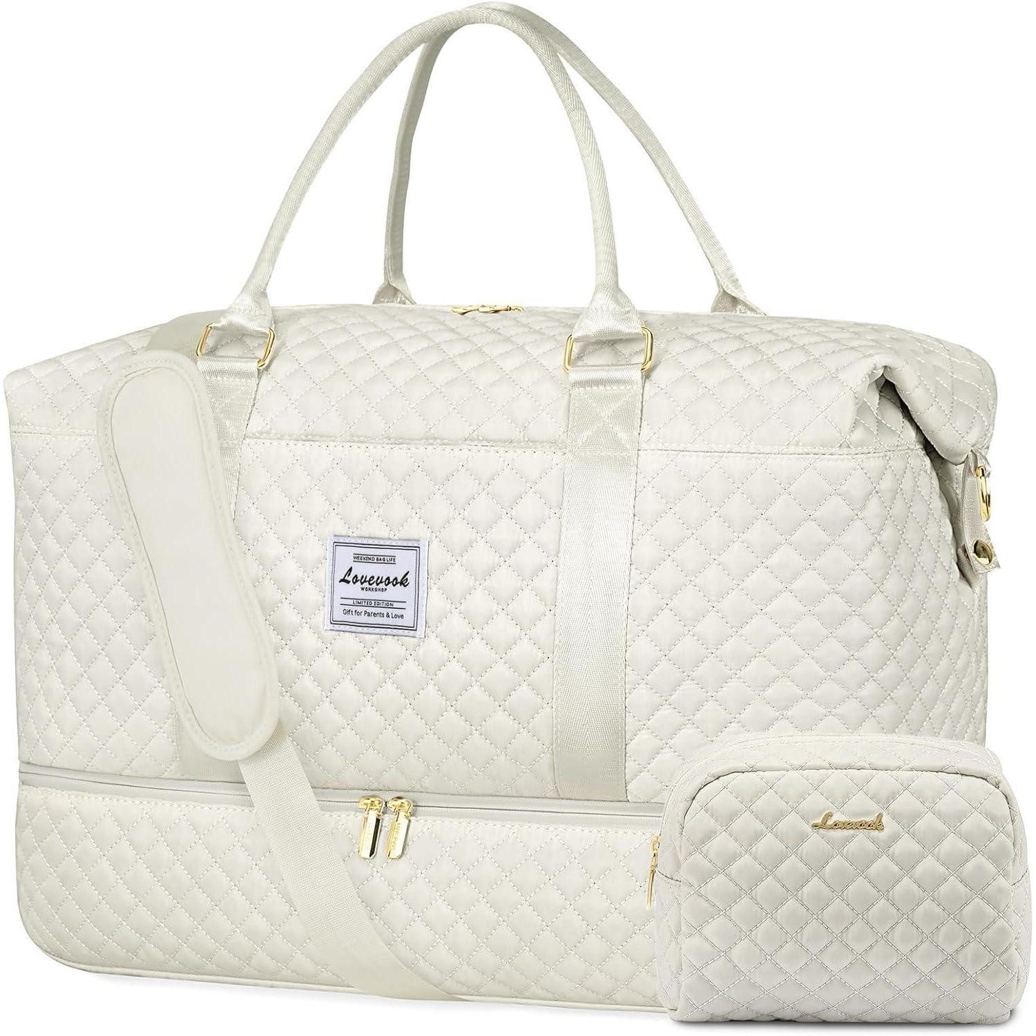 Reisetasche Sporttasche Damen Reisetasche Groß Weekender Travel inkl. Schuhfach