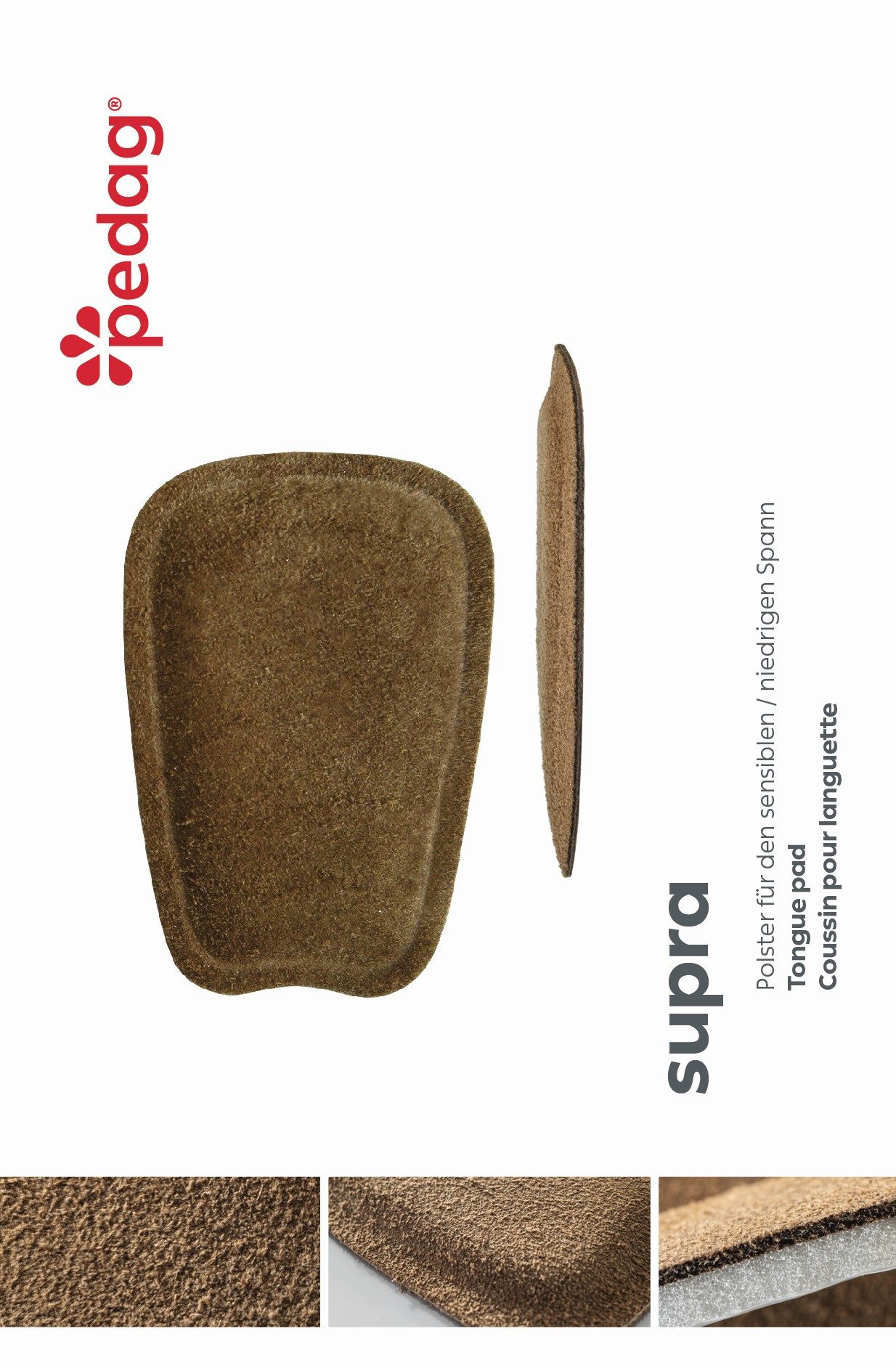 Pedag Schuhpolster Supra - Memory Foam Laschenpolster