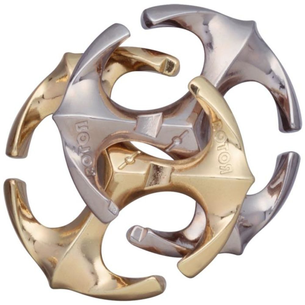 Bartl Spiel Huzzle Cast Rotor Metallpuzzle aus Gießzink, Level 6, Cast Rotor, Gießzink, Grand-Master-Level, handlich, komplexes Geduldsspiel