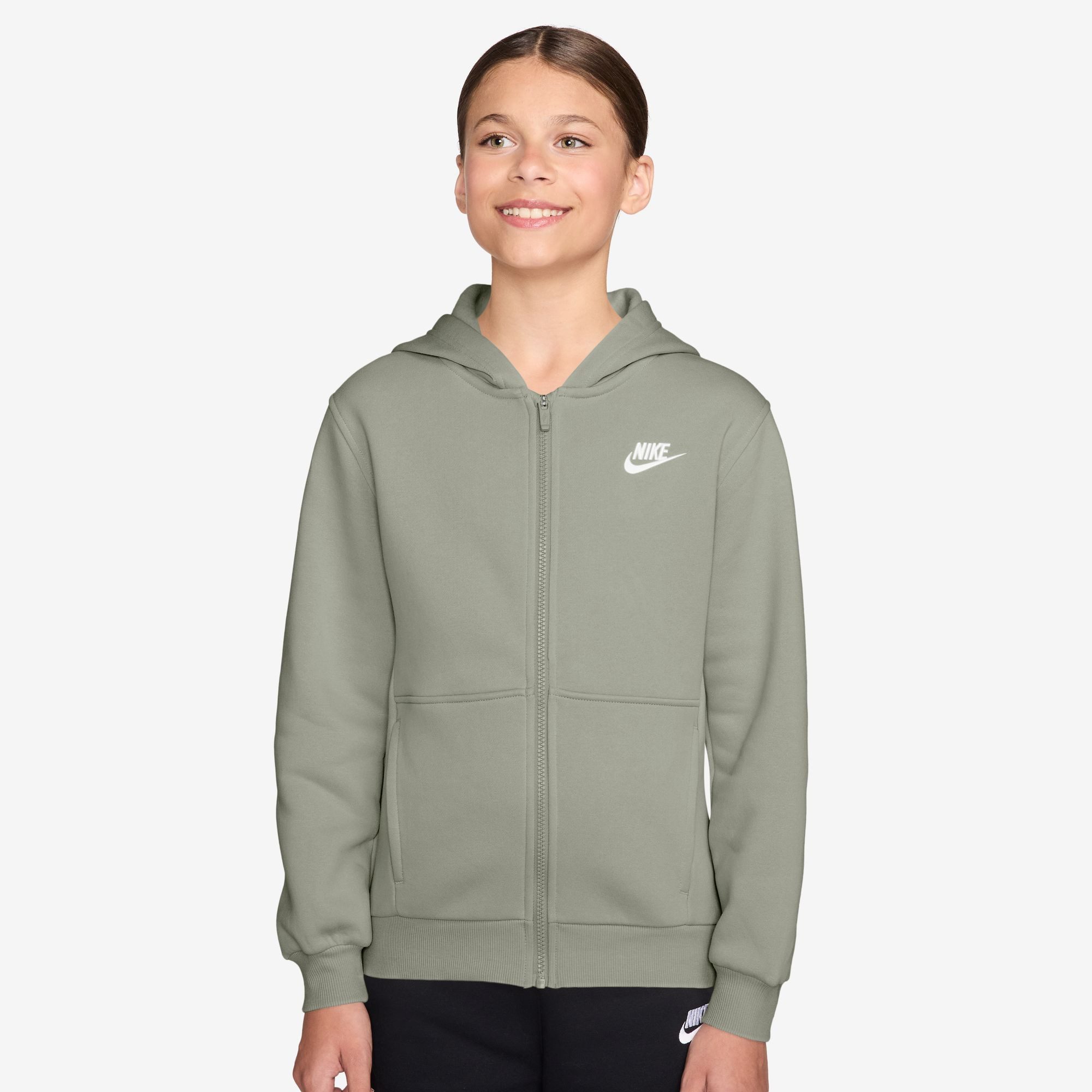 Nike Sportswear Kapuzensweatjacke K NSW CLUB FLC HD FZ LS LBR Für Kinder und Jugendliche