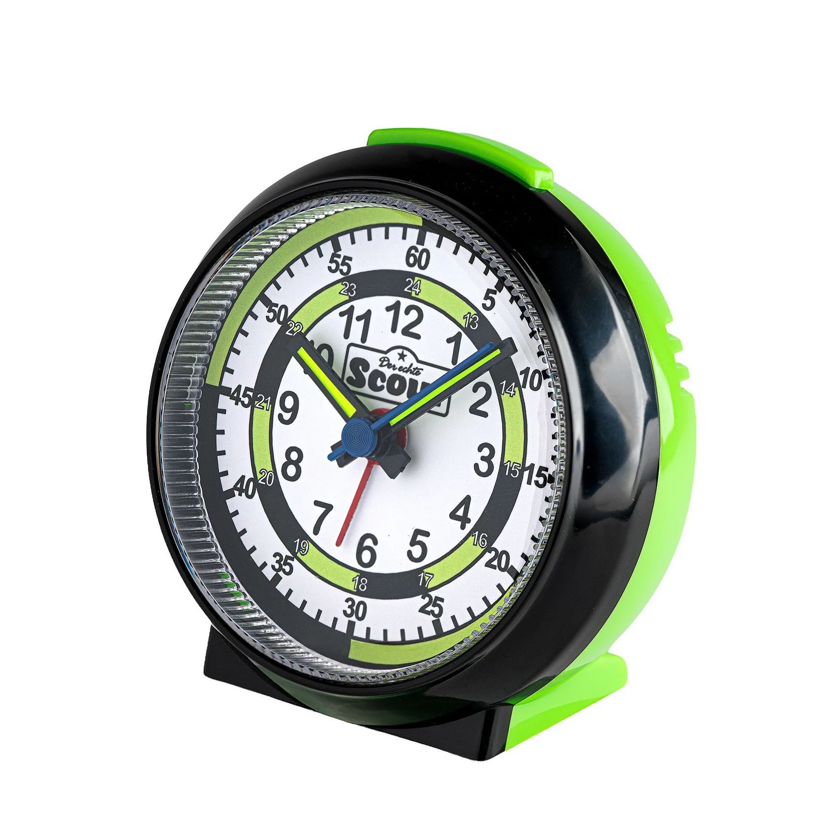 Scout Kinderwecker 166000021 Schwarz Lernwecker Licht Schlummerfunktion 8 cm