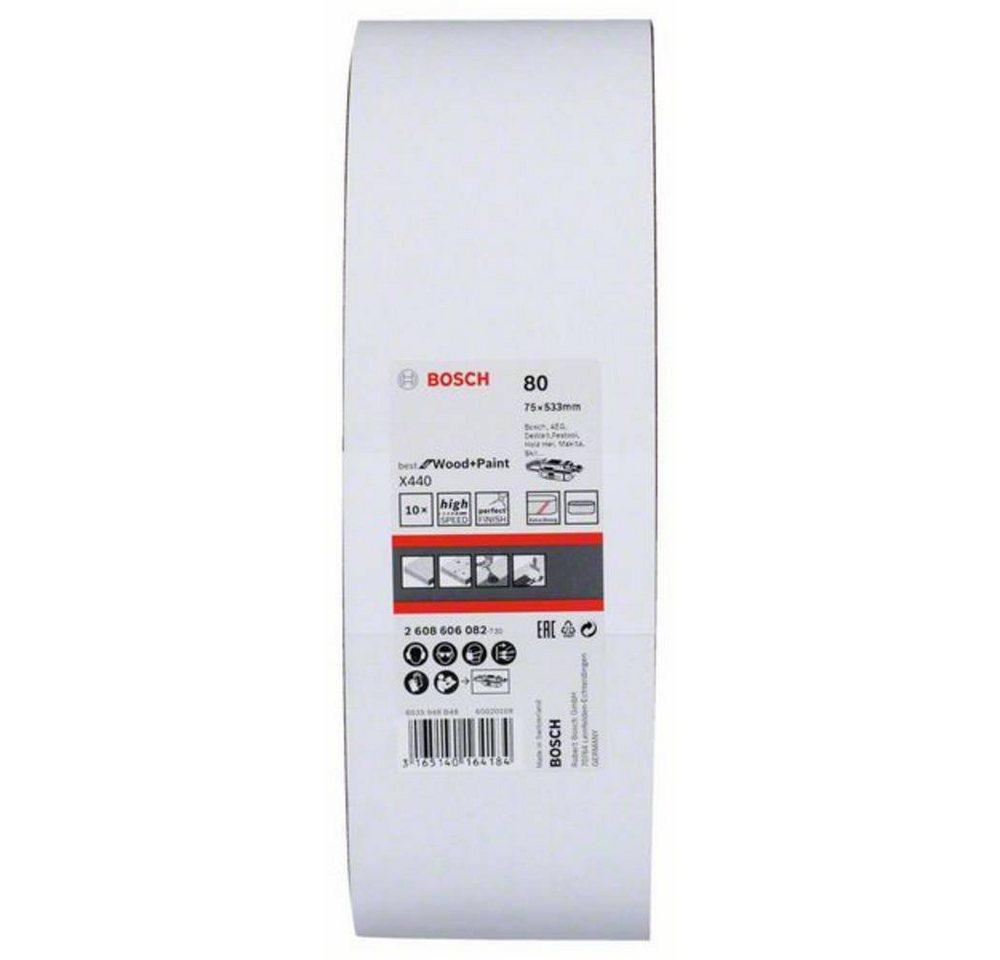 Thumbnail - BOSCH Schleifpapier Schleifband-Set X440 Best for Wood and Paint