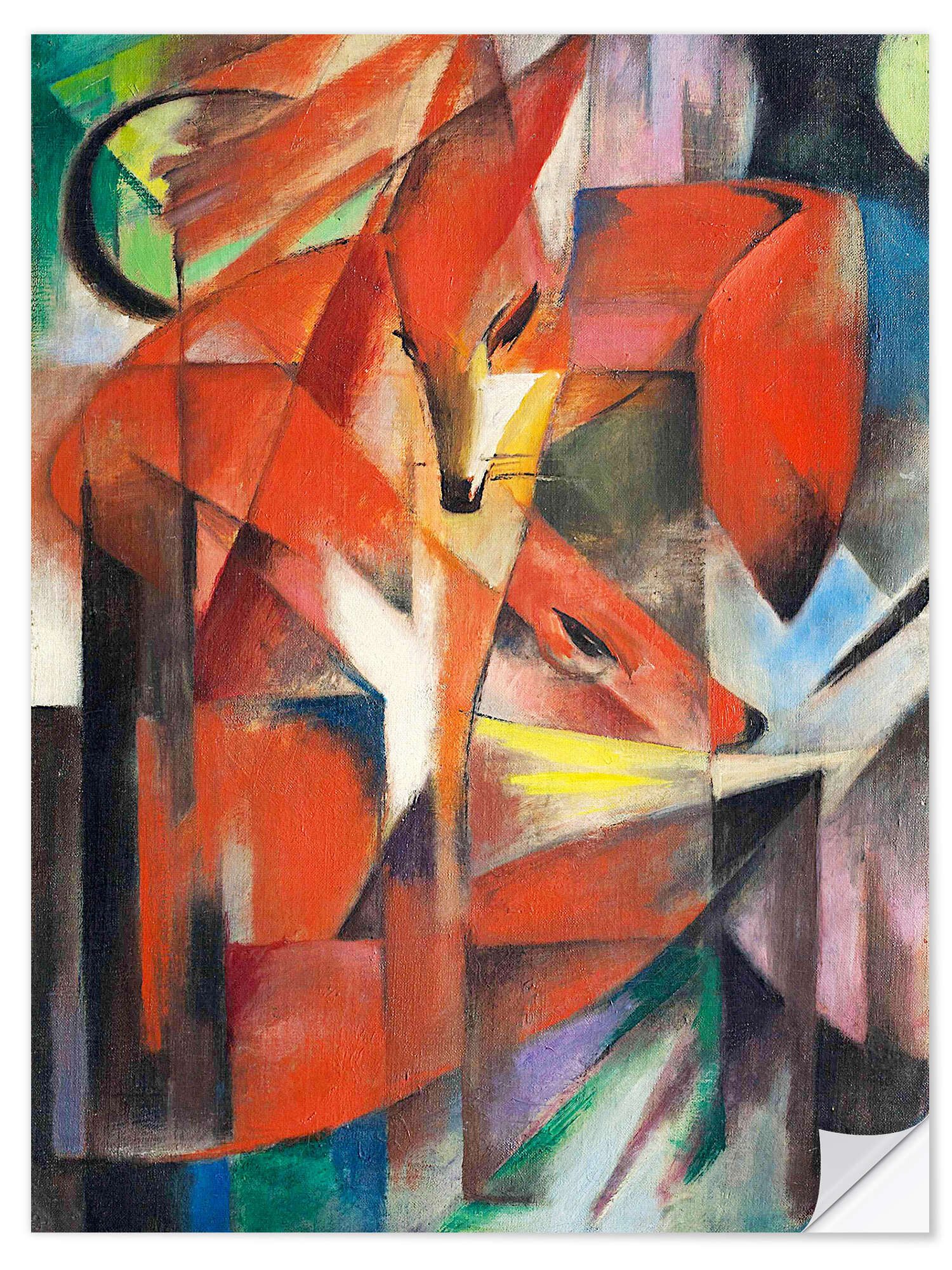 Wandfolie Franz Marc