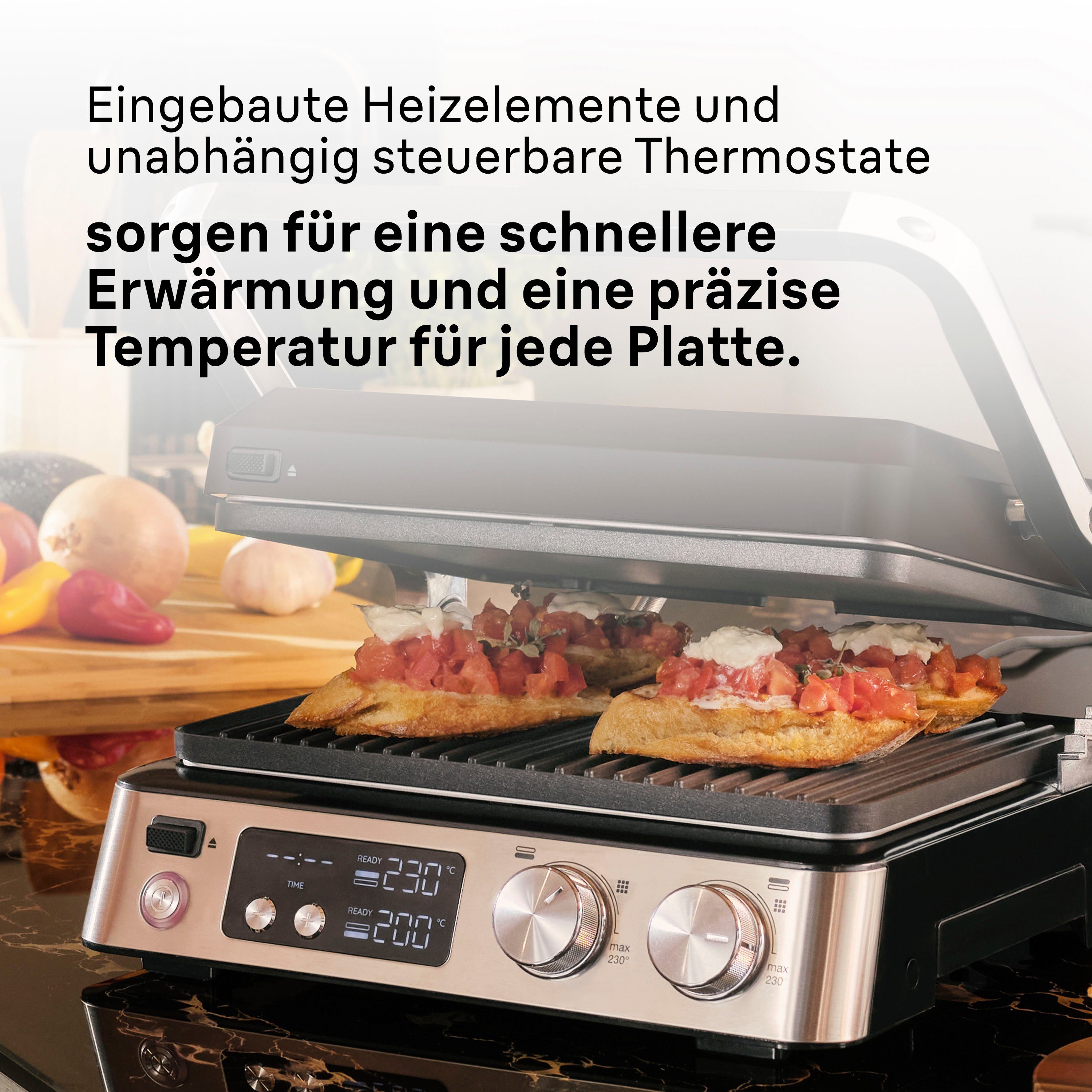 Kontaktgrill Multigrill silber, 2000 7040 CG Braun W 7