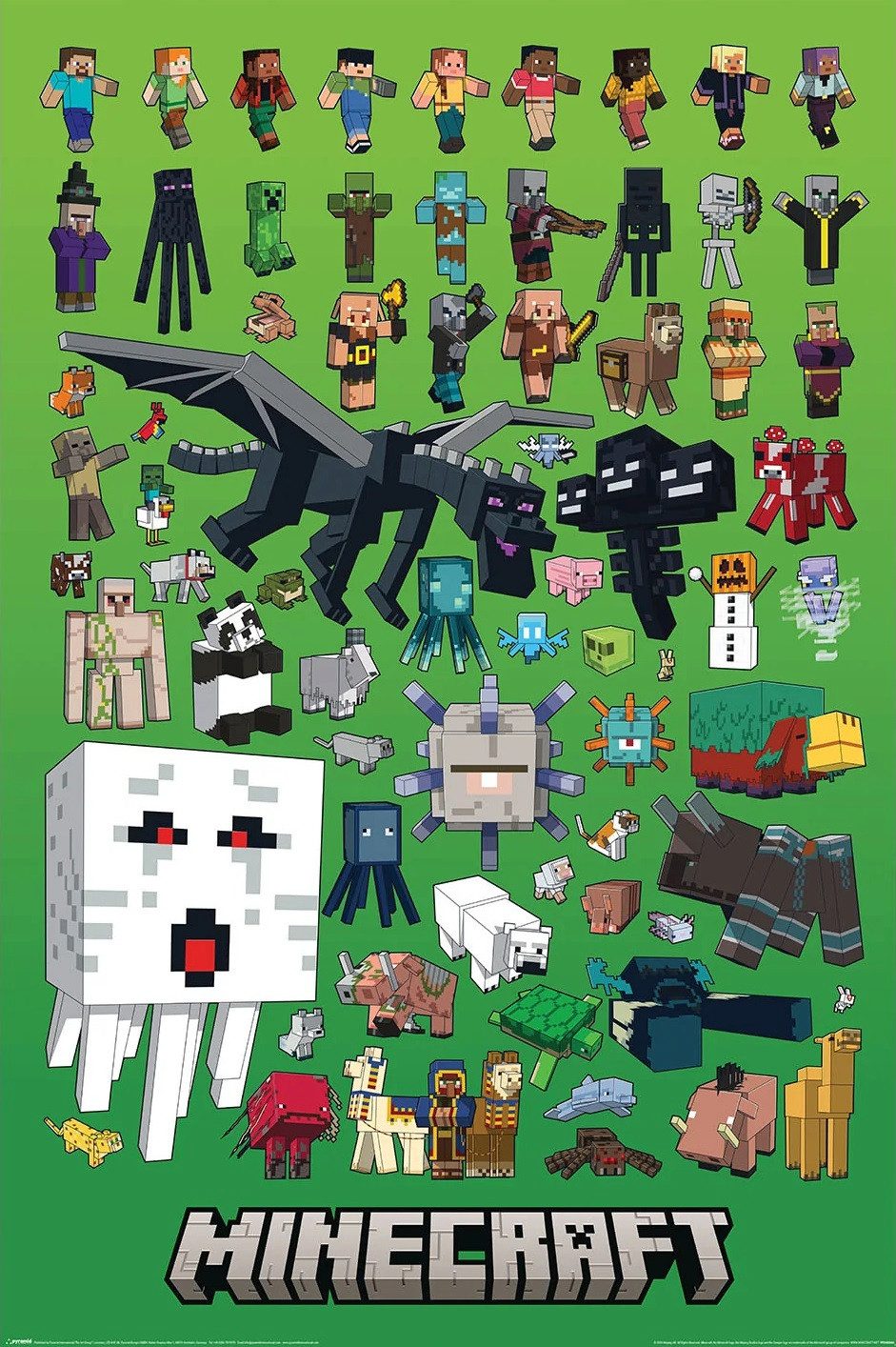 Poster Minecraft - Character Montage - günstig online kaufen