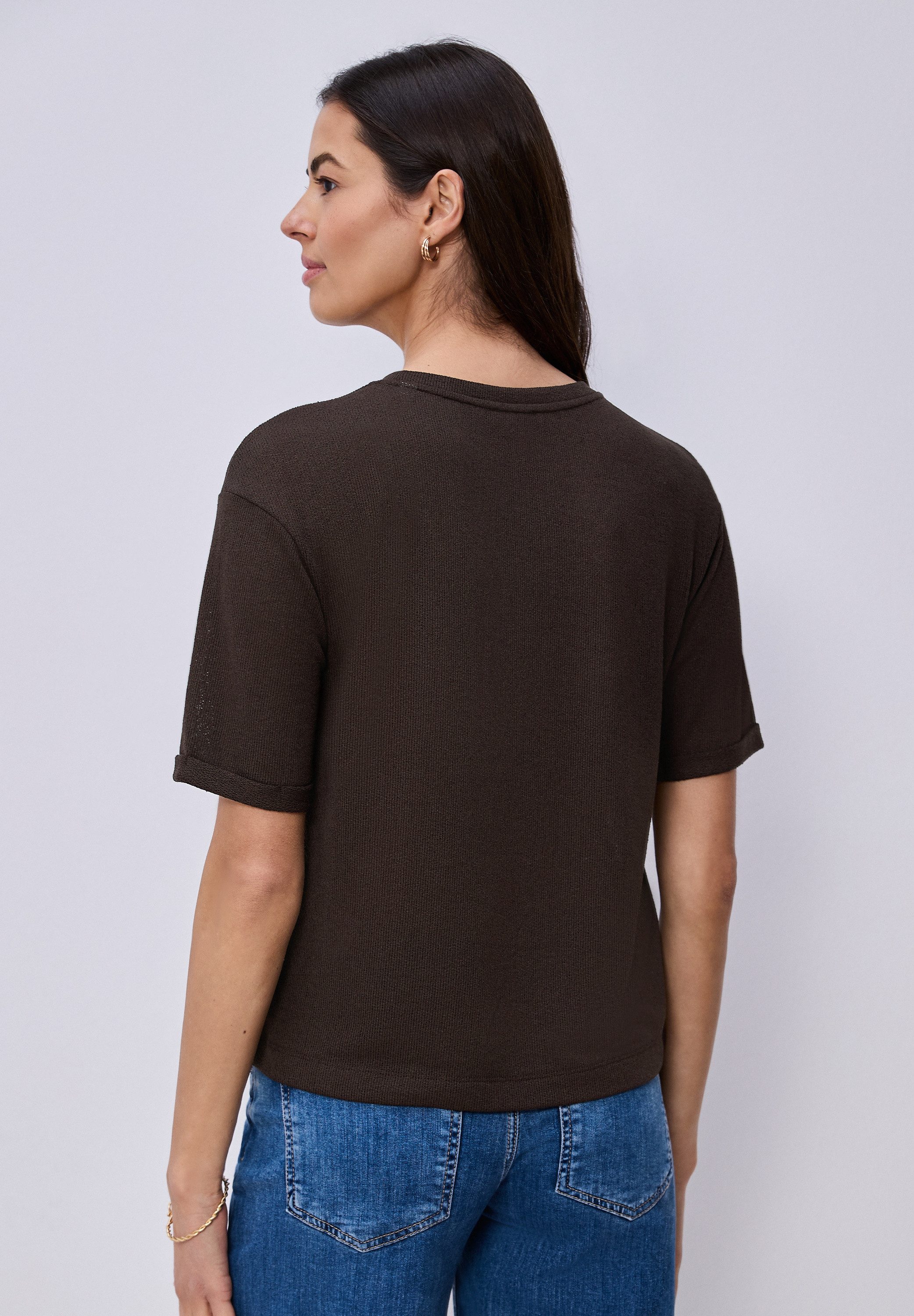 STREET ONE T-Shirt im Strick-Look – Bild 3 von 5