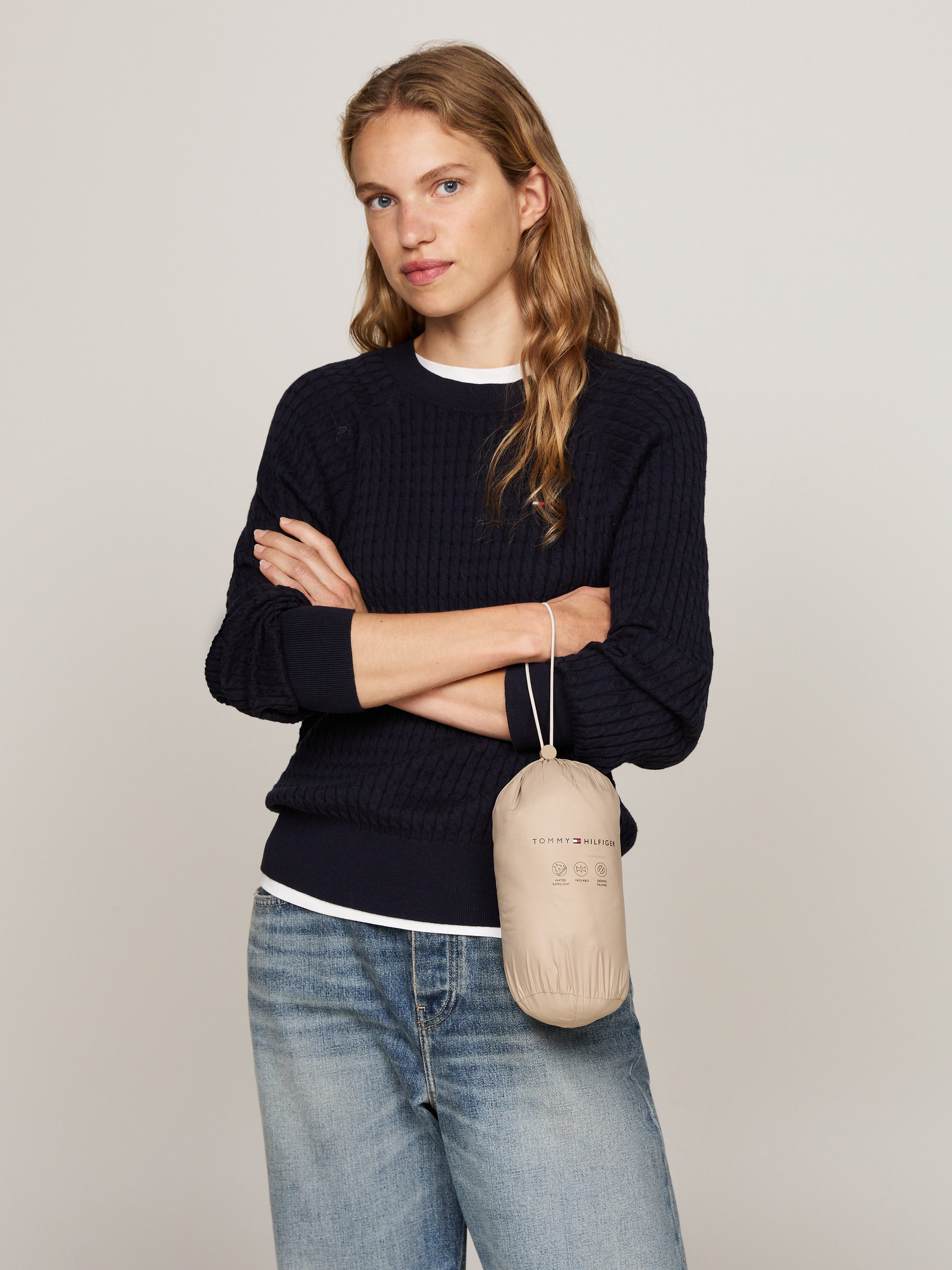 Tommy Hilfiger Steppweste mit Logostickerei günstig online kaufen