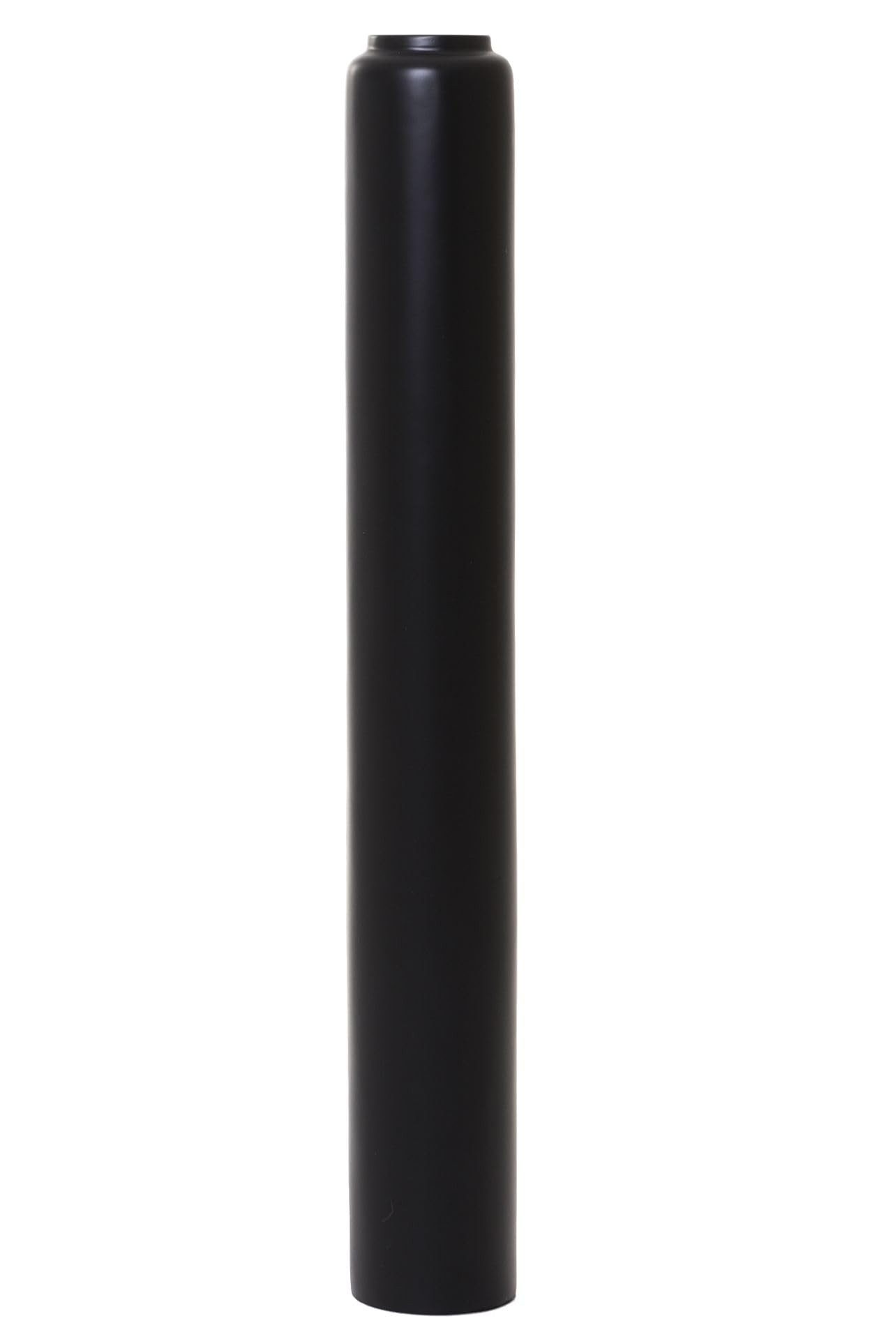 VIVANNO Bodenvase Fiberglas DIRETO Säule - Schwarz Matt (1 St), 14x100 cm