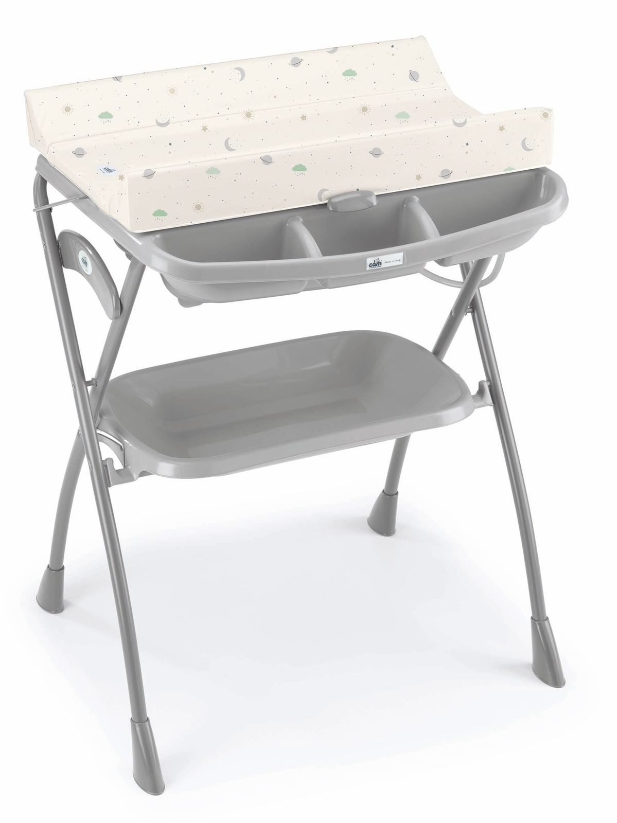 CAM Wickelkommode CAM Volare Wickeltisch mit Badewanne und Wickelunterlage