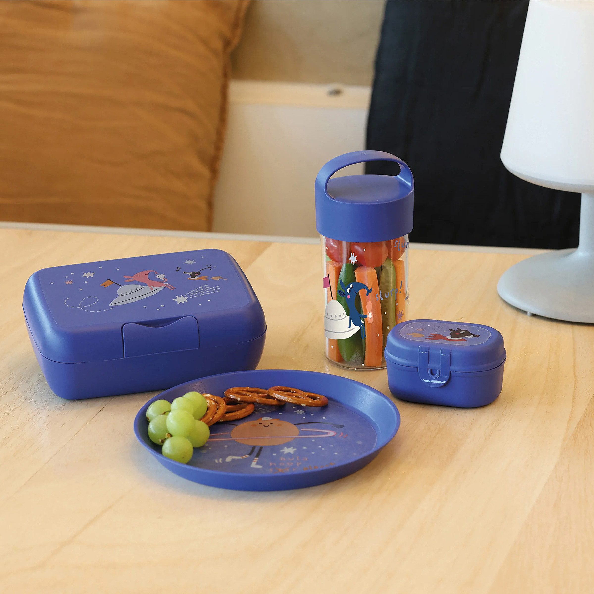 KOZIOL Lunchbox Snackbox für Kinder PASCAL MINI DREAMS, KOZIOL, Kunststoff, (einzeln, einzeln)