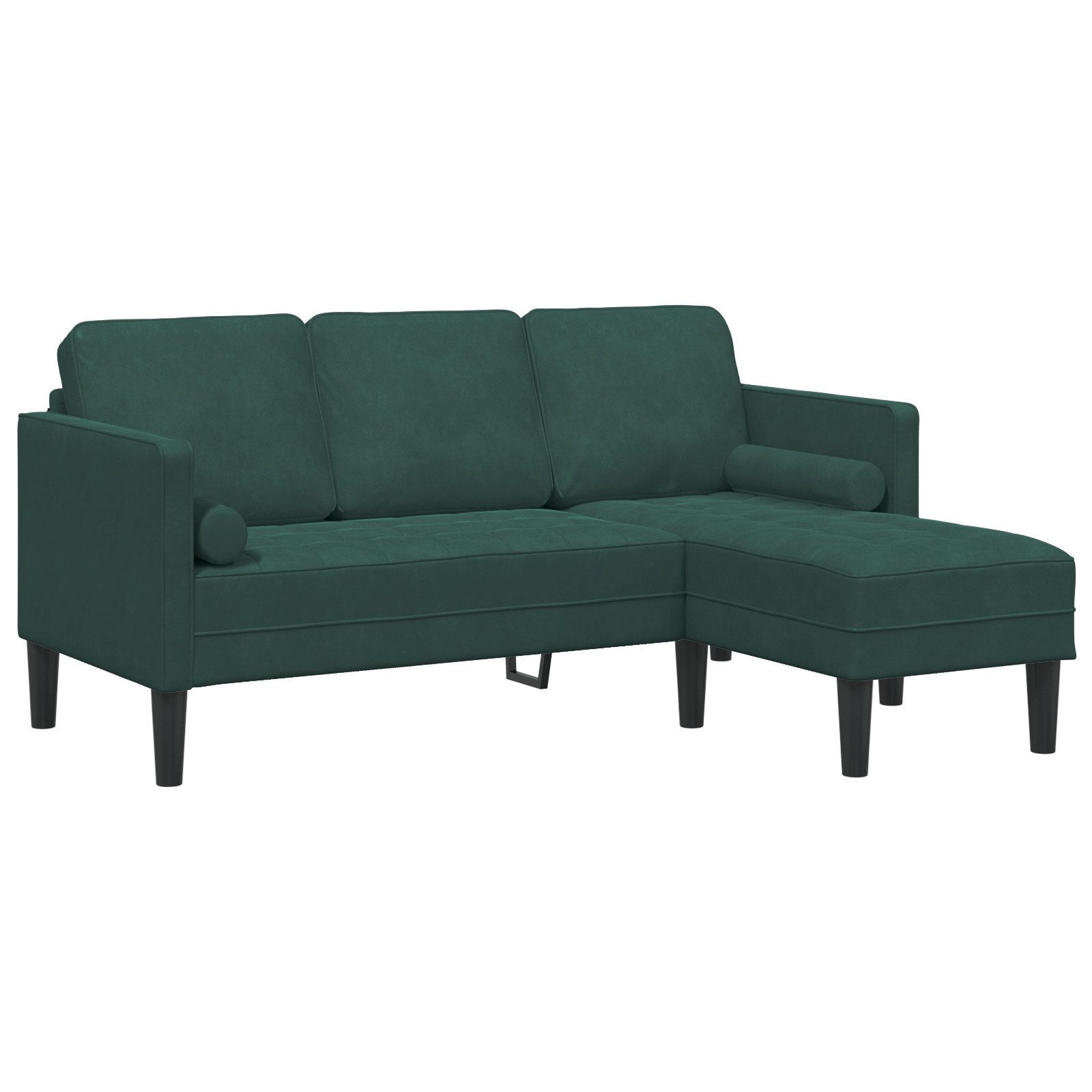 vidaXL Sofa 3-Sitzer Sofa mit Chaise günstig online kaufen