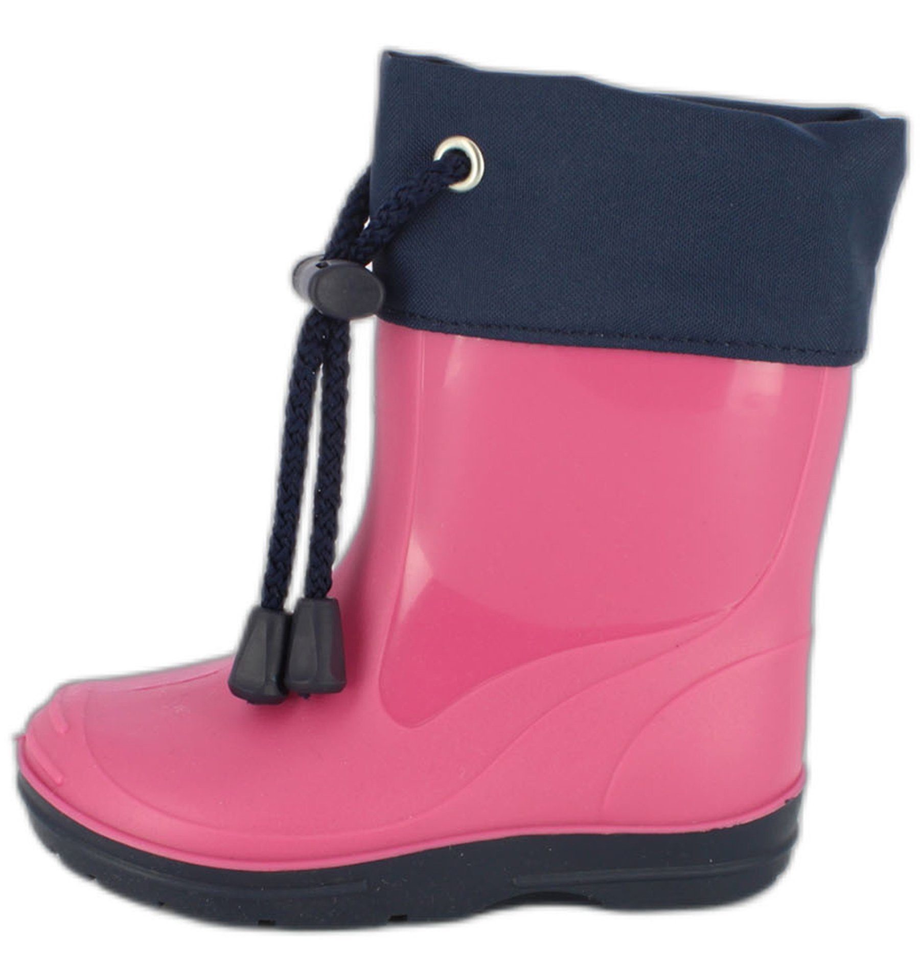 Gehen, Schmale erhältlich) Kurzschaft Farben Jungs, wasserdicht und Basic Regenstiefel in Beck Passform, pink für sicheres und Gummistiefel (für Mädchen vielen Größen Kleinkinder