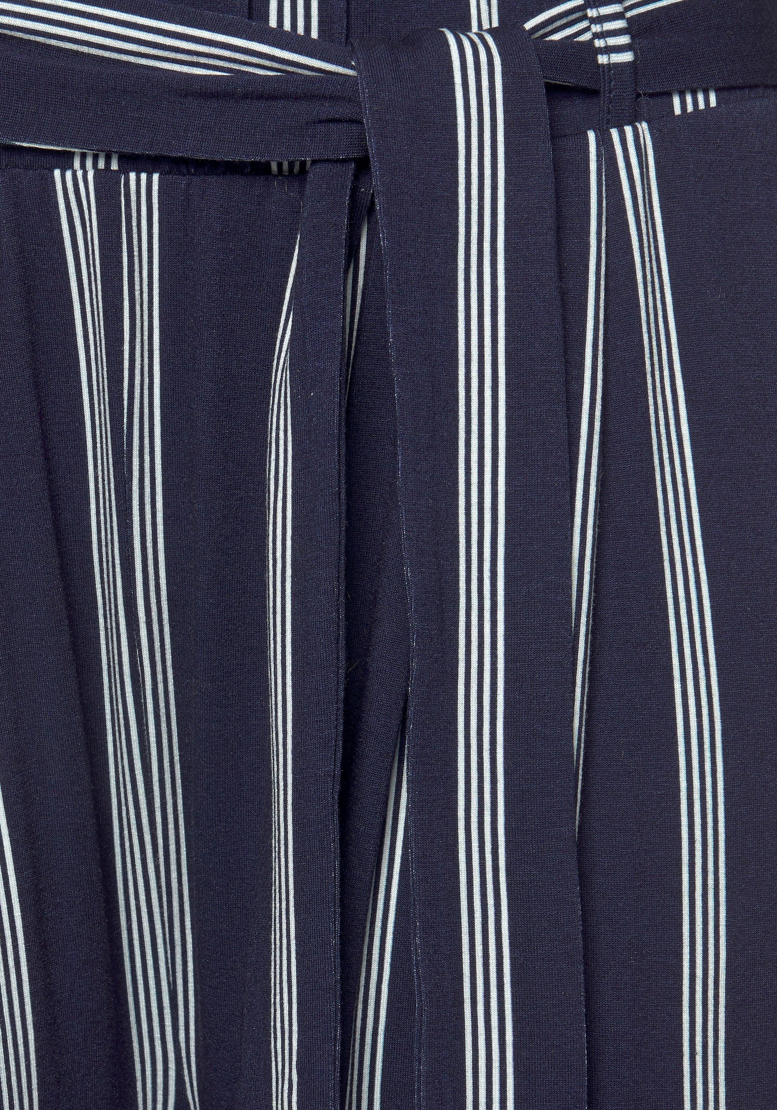 LASCANA Culotte (mit Bindegürtel) in Paperbag-Form, luftige Jerseyhose, leichte Sommerhose, casual