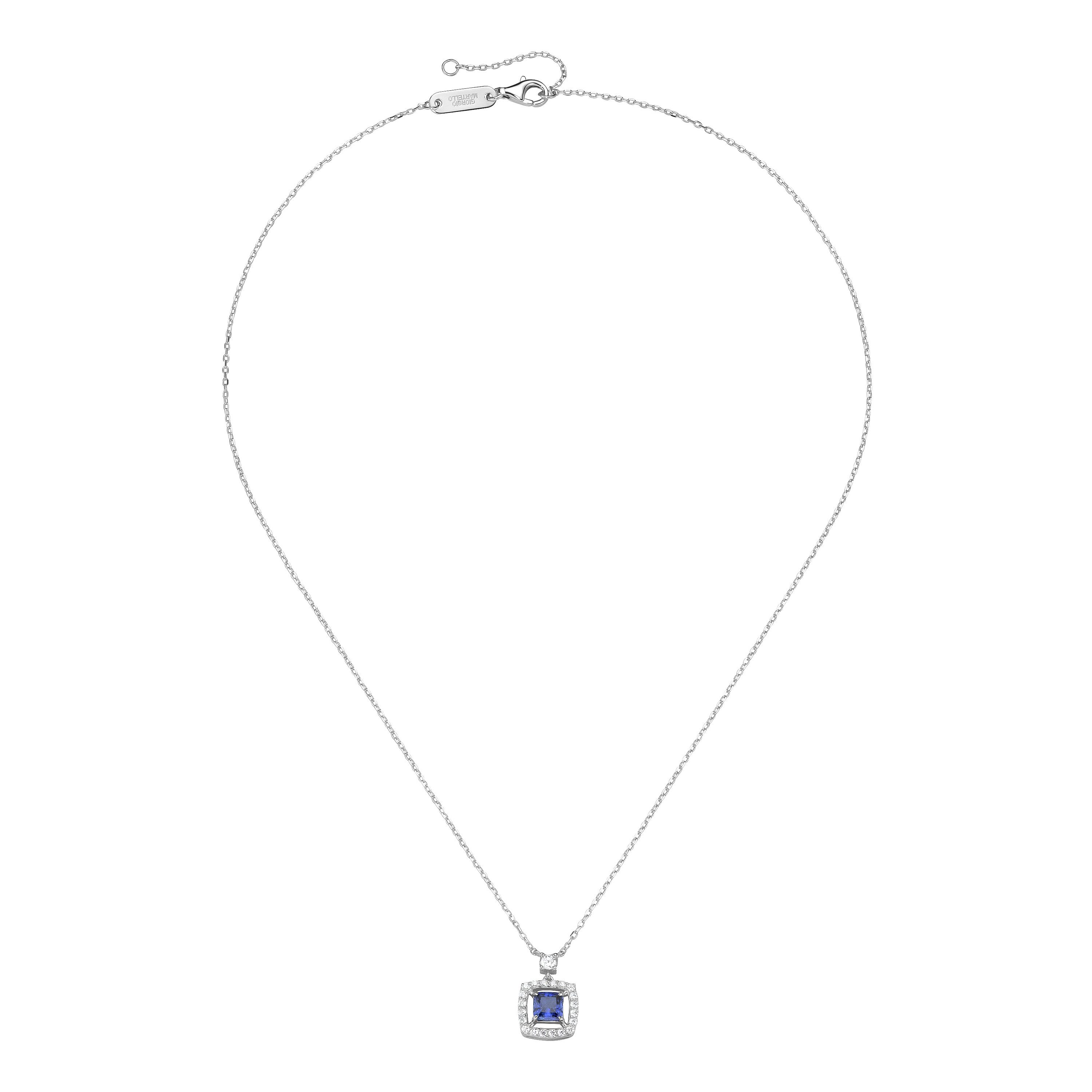 GIORGIO MARTELLO MILANO Collier mit Zirkonia, Silber 925