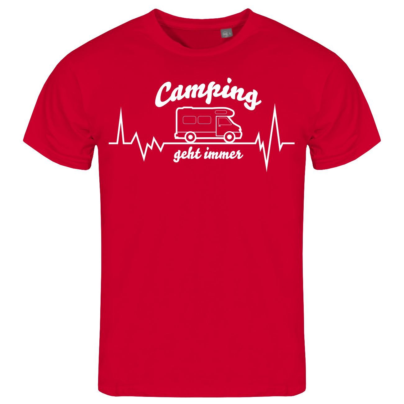 deinshirt Print-Shirt Herren T-Shirt Wohnmobil Camping geht immer Funshirt günstig online kaufen