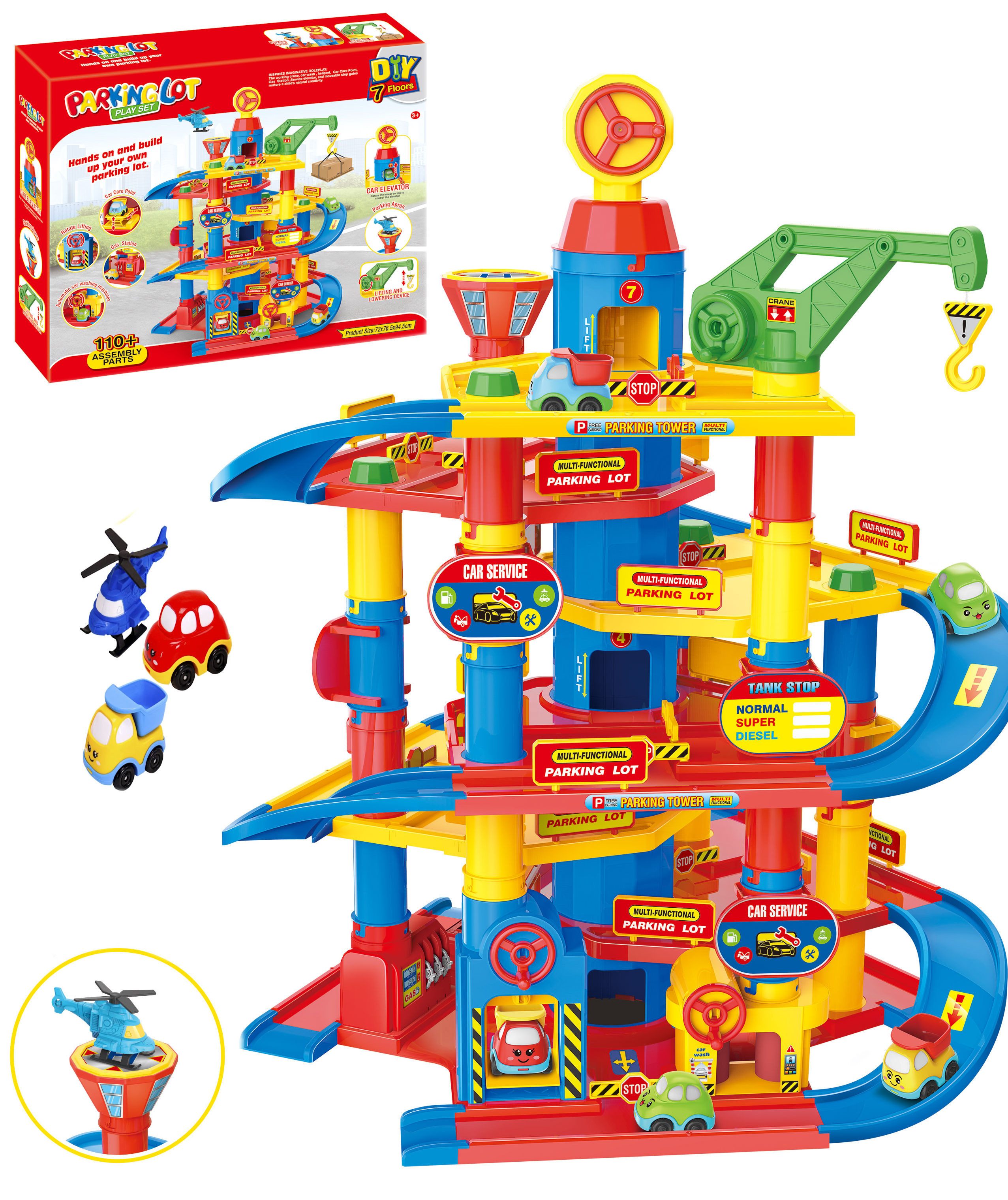 COIL Spiel-Parkgarage Autogarage, Parkhaus, Tower Garage, günstig online kaufen