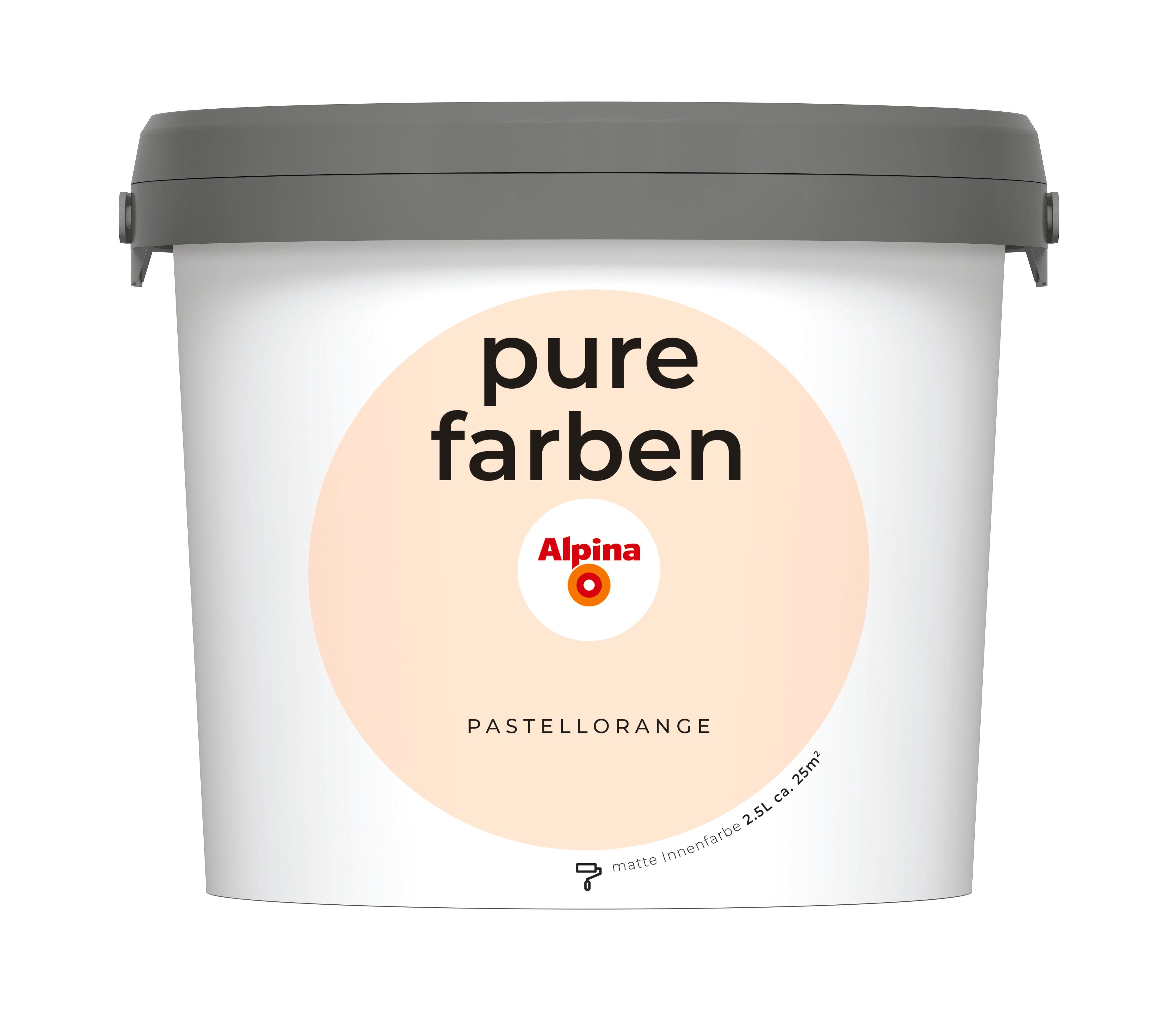 Alpina Wandfarbe Alpina pure farben - Orangetöne