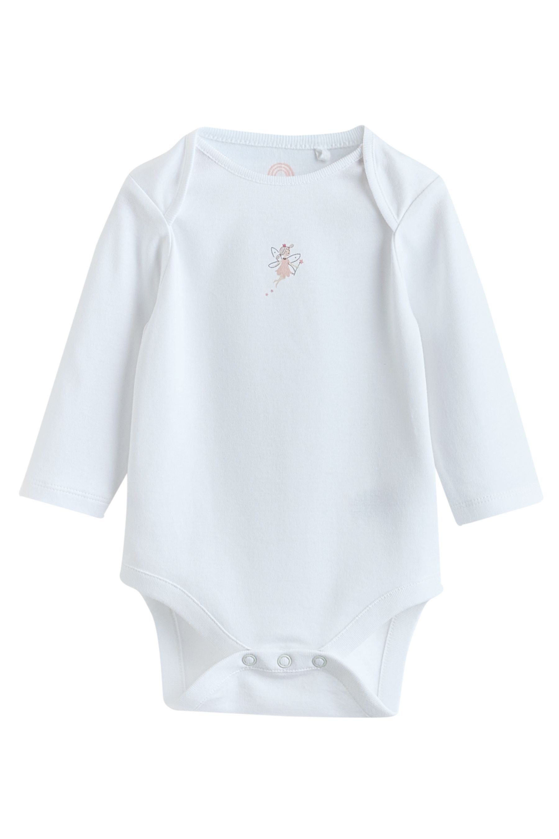 Next Langarmbody Langärmelige Baby-Bodysuits, 7er-Pack (7-tlg)