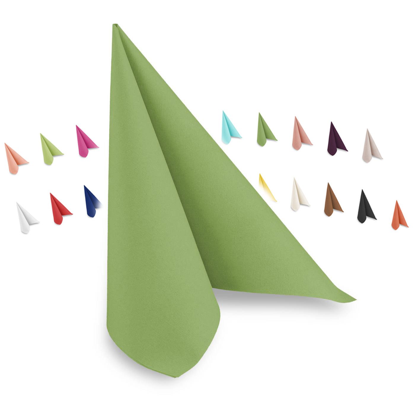 Hypafol Papierserviette Airlaid Serviette farbig 50 Stück