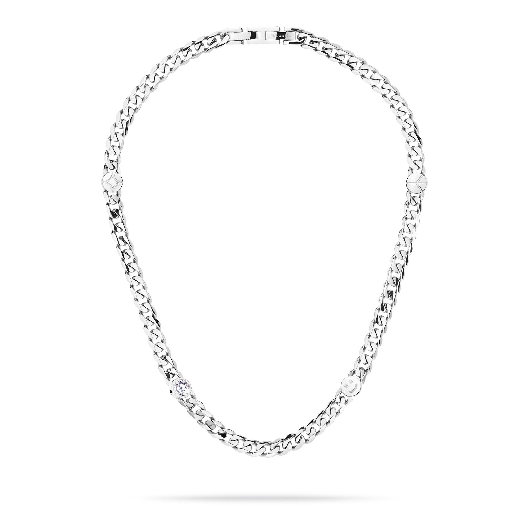 Tamaris Edelstahlkette Edelstahl silberf...