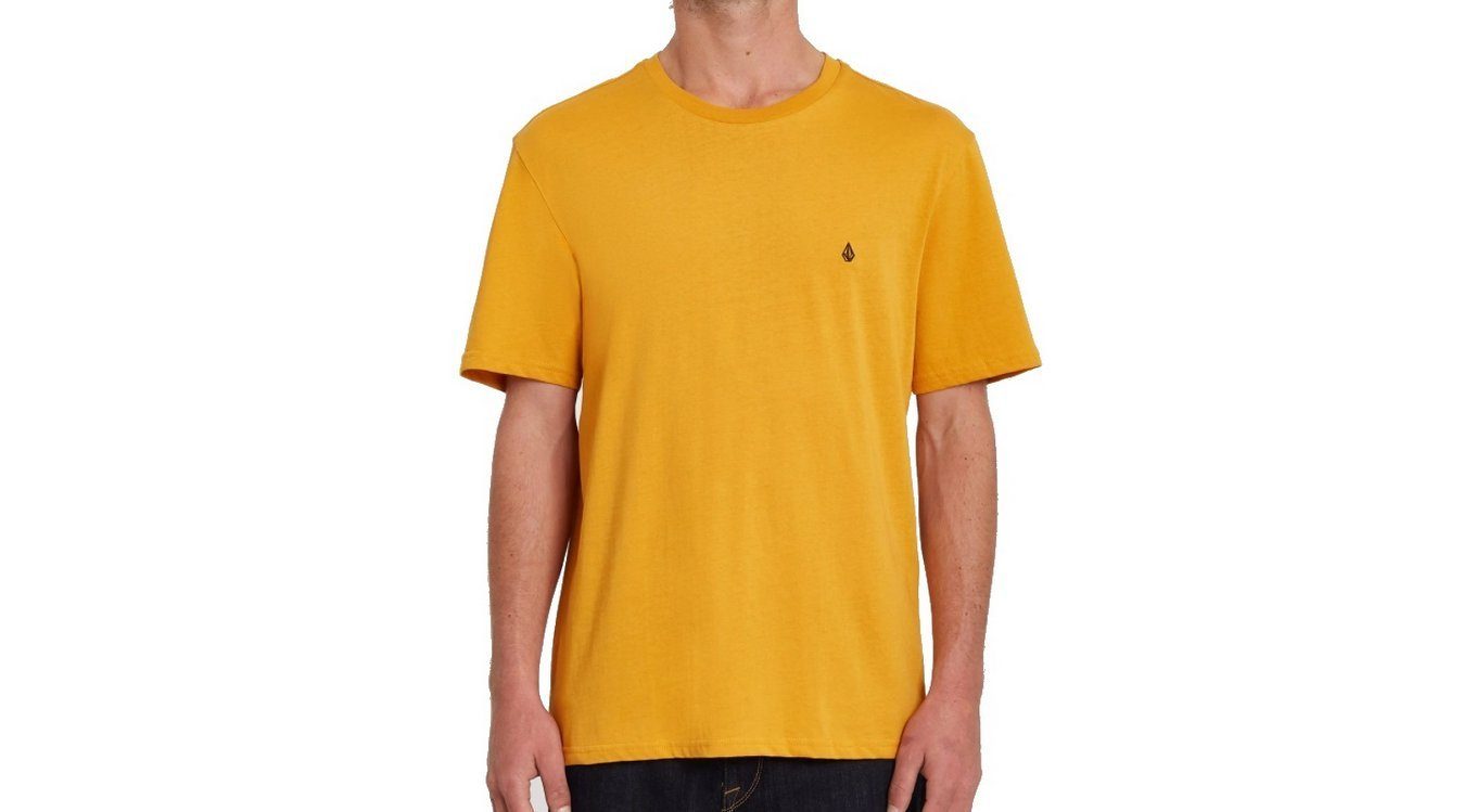 Herren Shirts Volcom T-Shirt Volcom Shirt Stone Blanks gelb